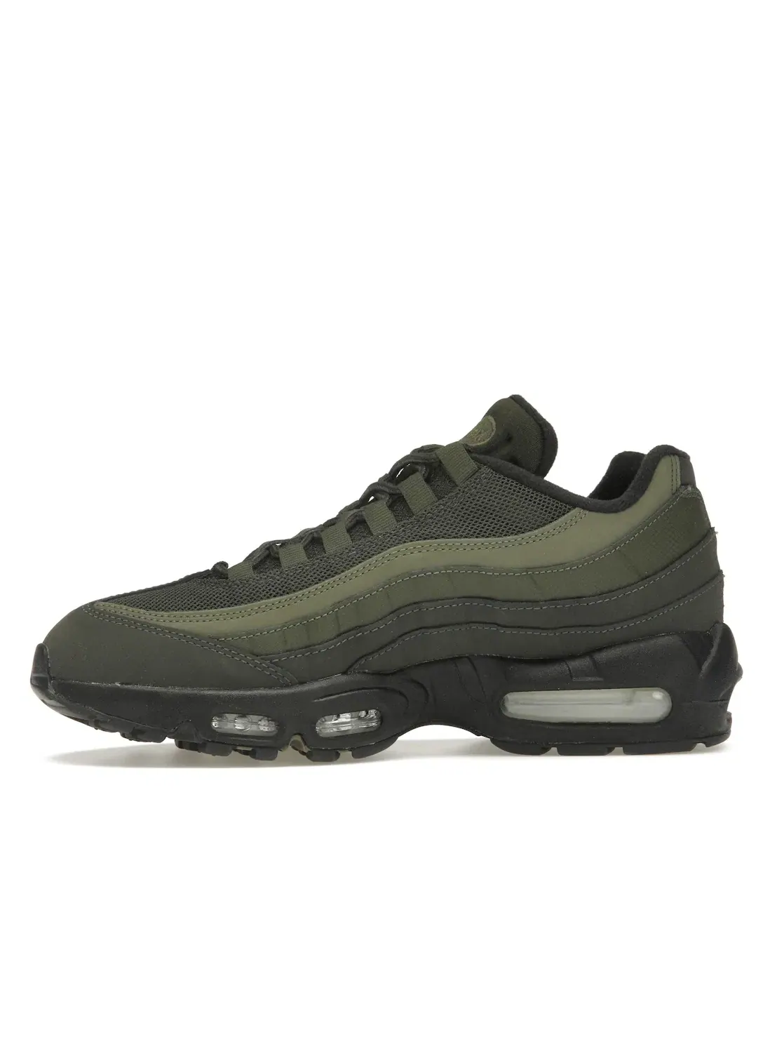 Мужские кроссовки с многослойным дизайном Nike Air Max 95 — изображение 3 из 4, хаки/оливковый/белый