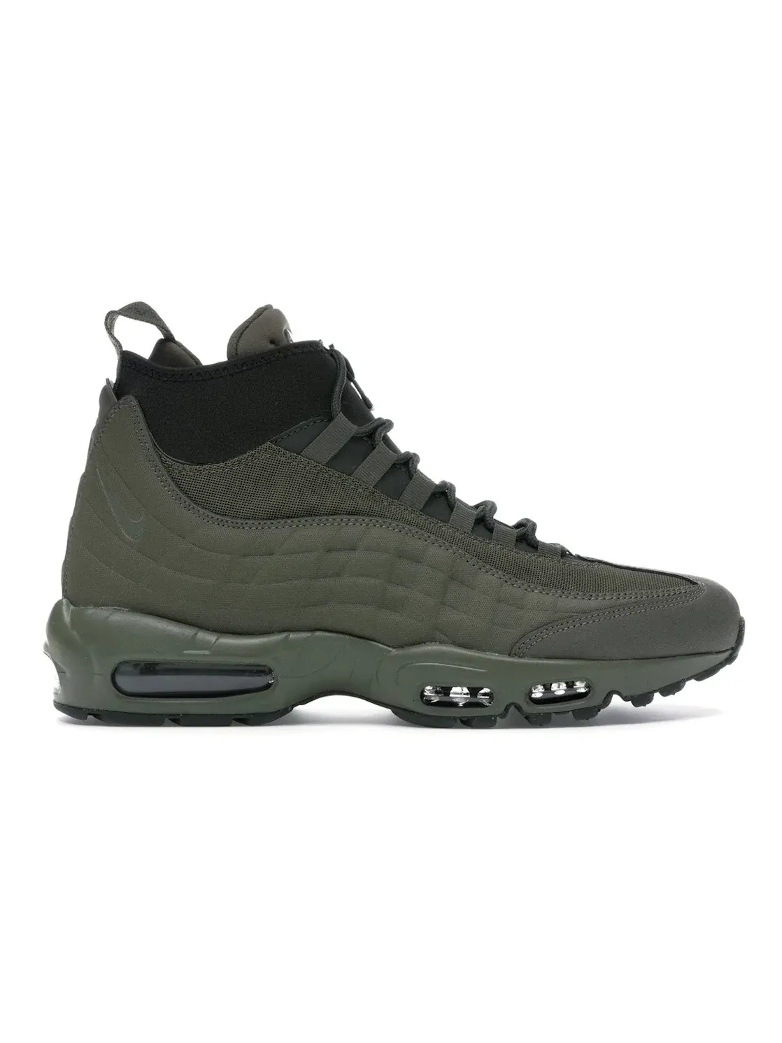 Мужские ботинки с высоким берцем Nike Air Max 95 Sneakerboot — изображение 1 из 4, оливковый/оливковый