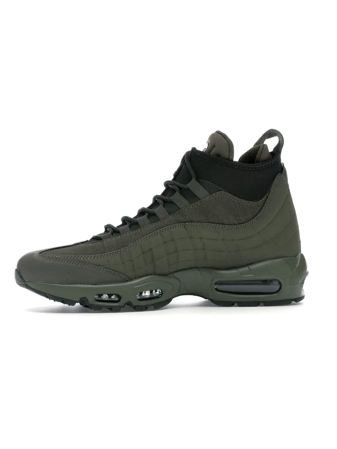 Мужские ботинки с высоким берцем Nike Air Max 95 Sneakerboot — изображение 3 из 4, оливковый/оливковый
