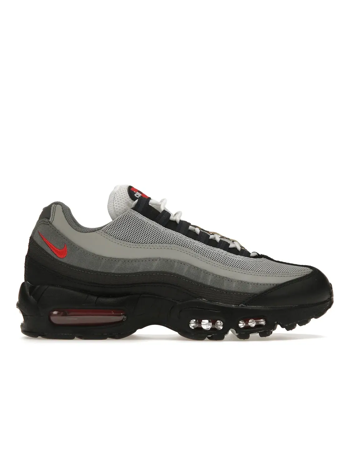 Мужские кроссовки Lifestyle с контрастными вставками Nike Air Max 95 — изображение 1 из 4, черный//серый/красный