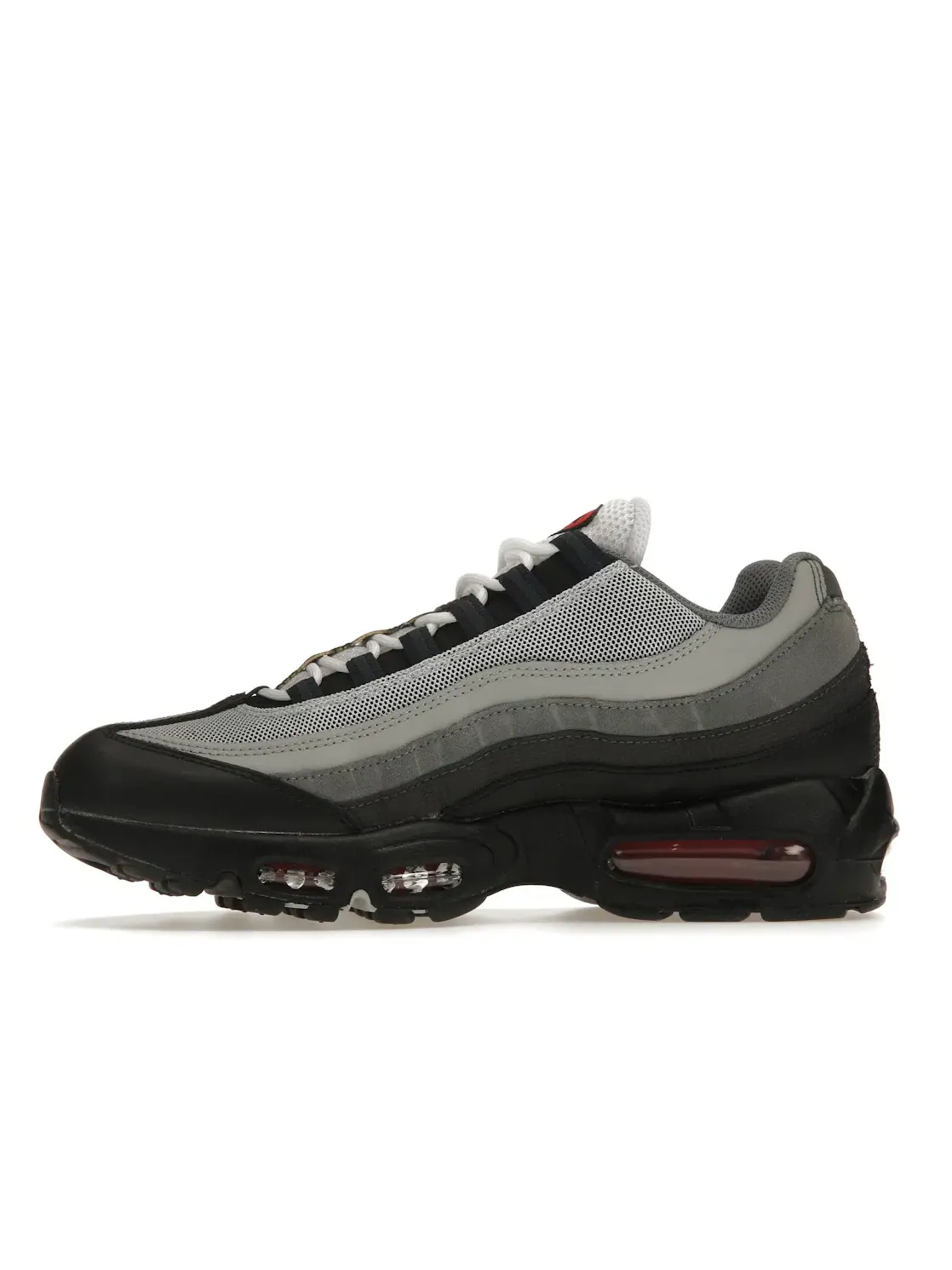 Мужские кроссовки Lifestyle с контрастными вставками Nike Air Max 95 — изображение 3 из 4, черный//серый/красный