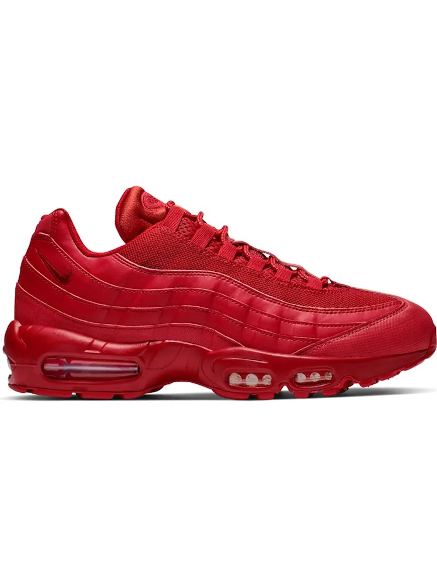 Мужские кроссовки повседневные Nike Air Max 95 Triple Red — изображение 1 из 1, красный/красный