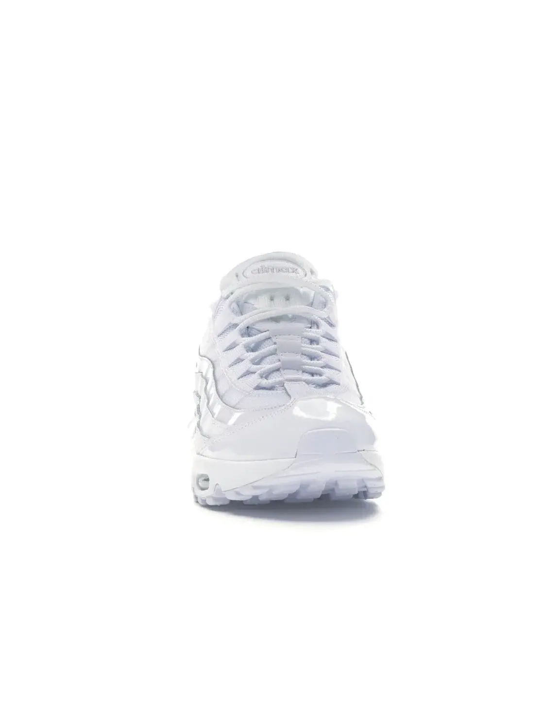 Женские кроссовки с цельнобелой расцветкой Nike Air Max 95 — изображение 2 из 4, белый/белый-белый