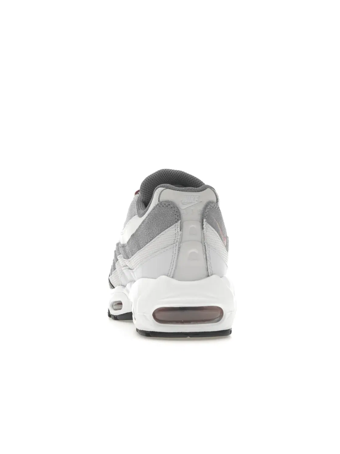 Мужские кроссовки с дизайном наслоения Nike Air Max 95 Nike — изображение 4 из 4, серый/красный-белый