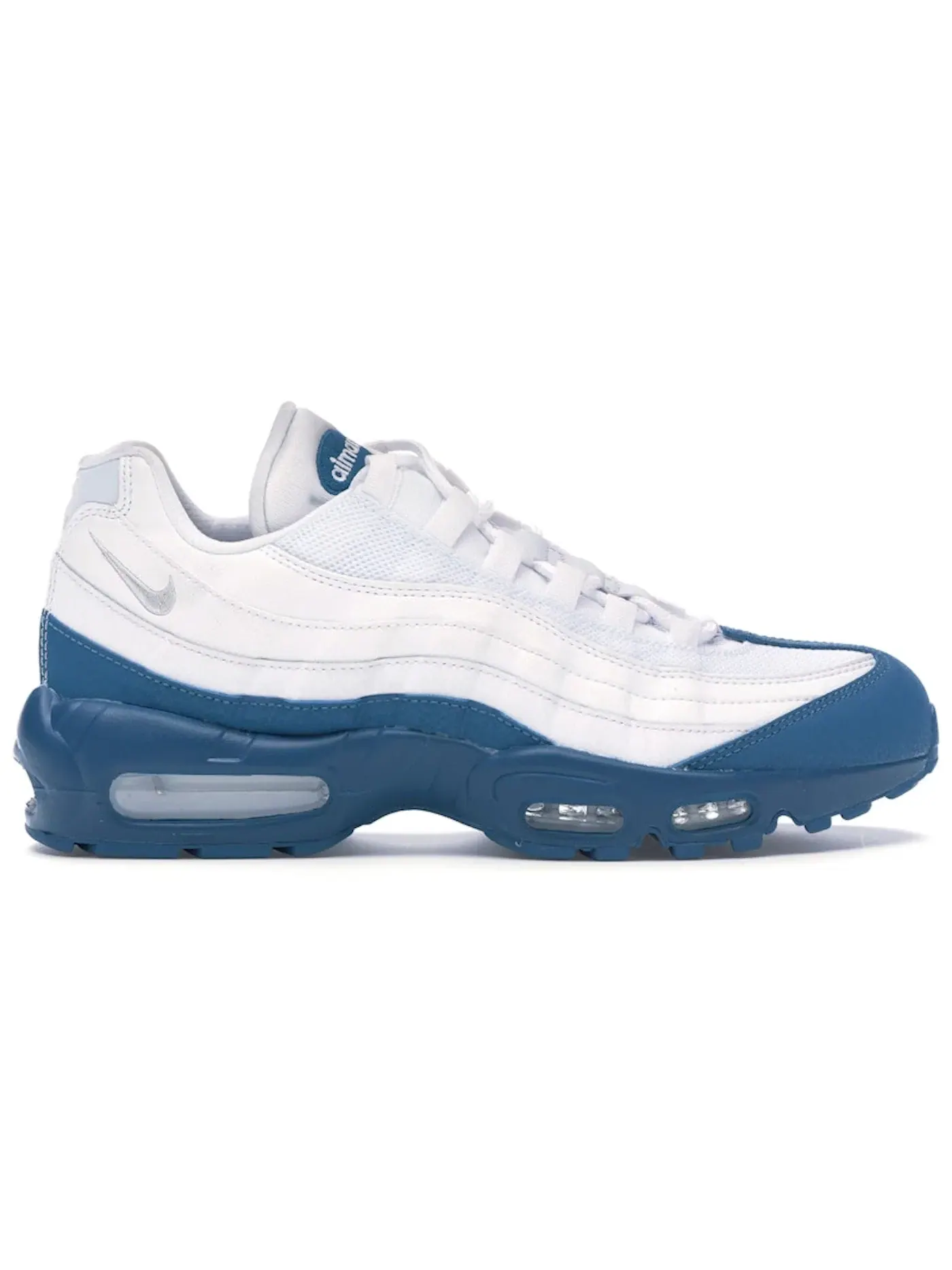 Мужские кроссовки Lifestyle Nike Air Max 95 — изображение 1 из 1, белый/зеленый-платиновый