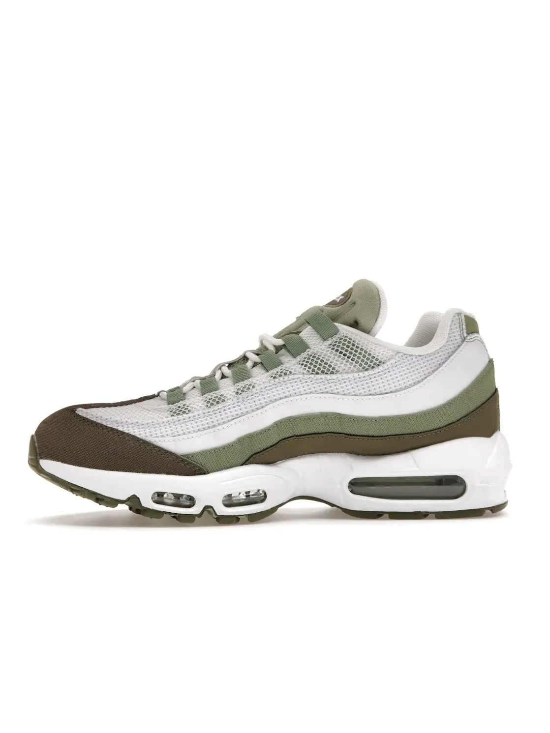 Мужские кроссовки Lifestyle Nike Air Max 95 — изображение 3 из 4, белый/оливковый/зеленый