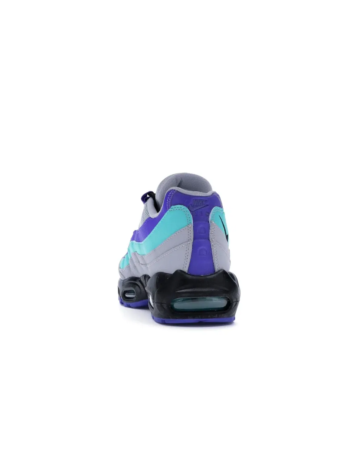 Мужские кроссовки Lifestyle с верхом из замши и кожи Nike Air Max 95 — изображение 4 из 4, серый/черный-индиго