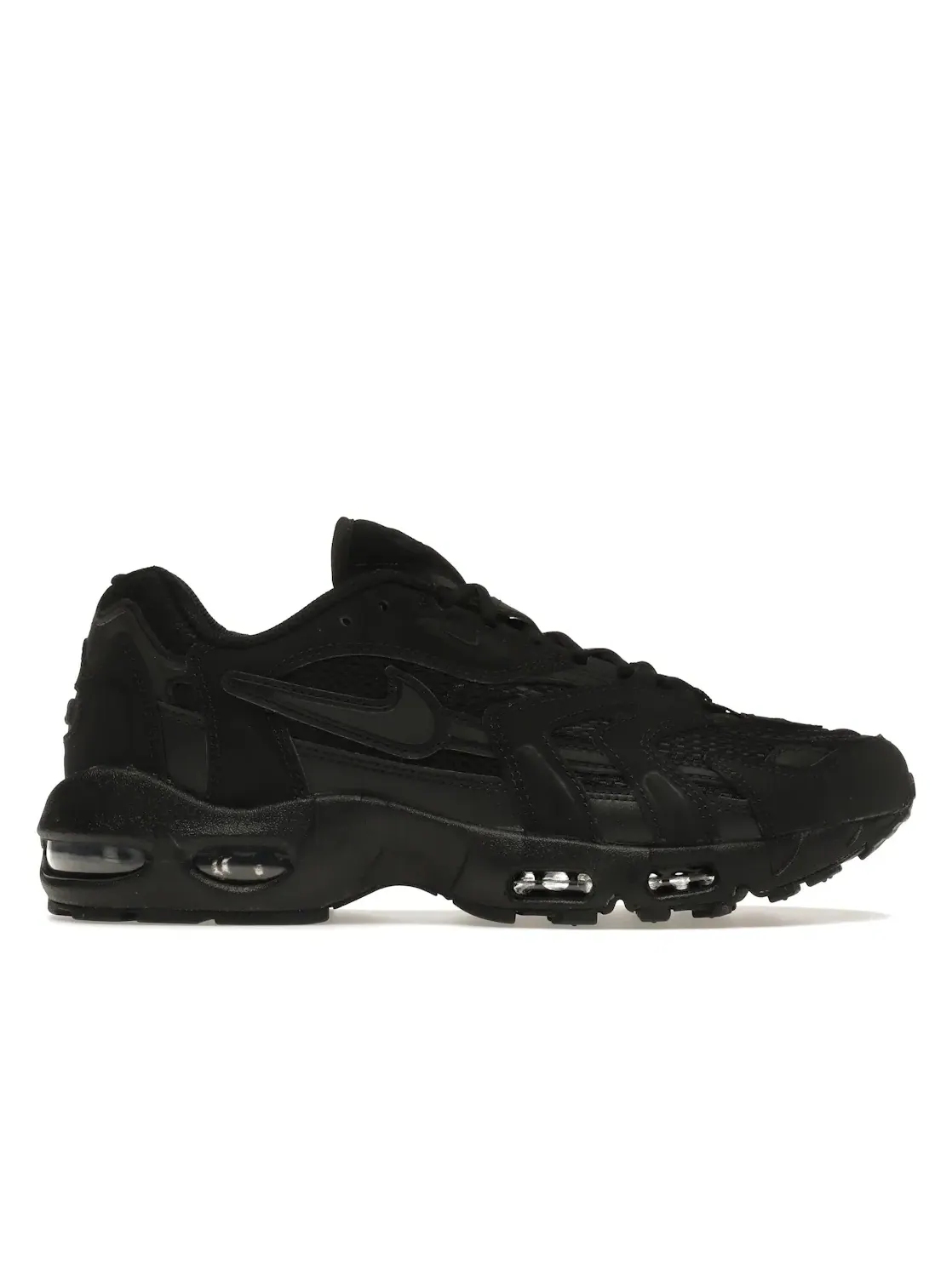 Мужские кроссовки Lifestyle с сетчатым верхом Nike Air Max 96 II — изображение 1 из 4, черный/черный-черный
