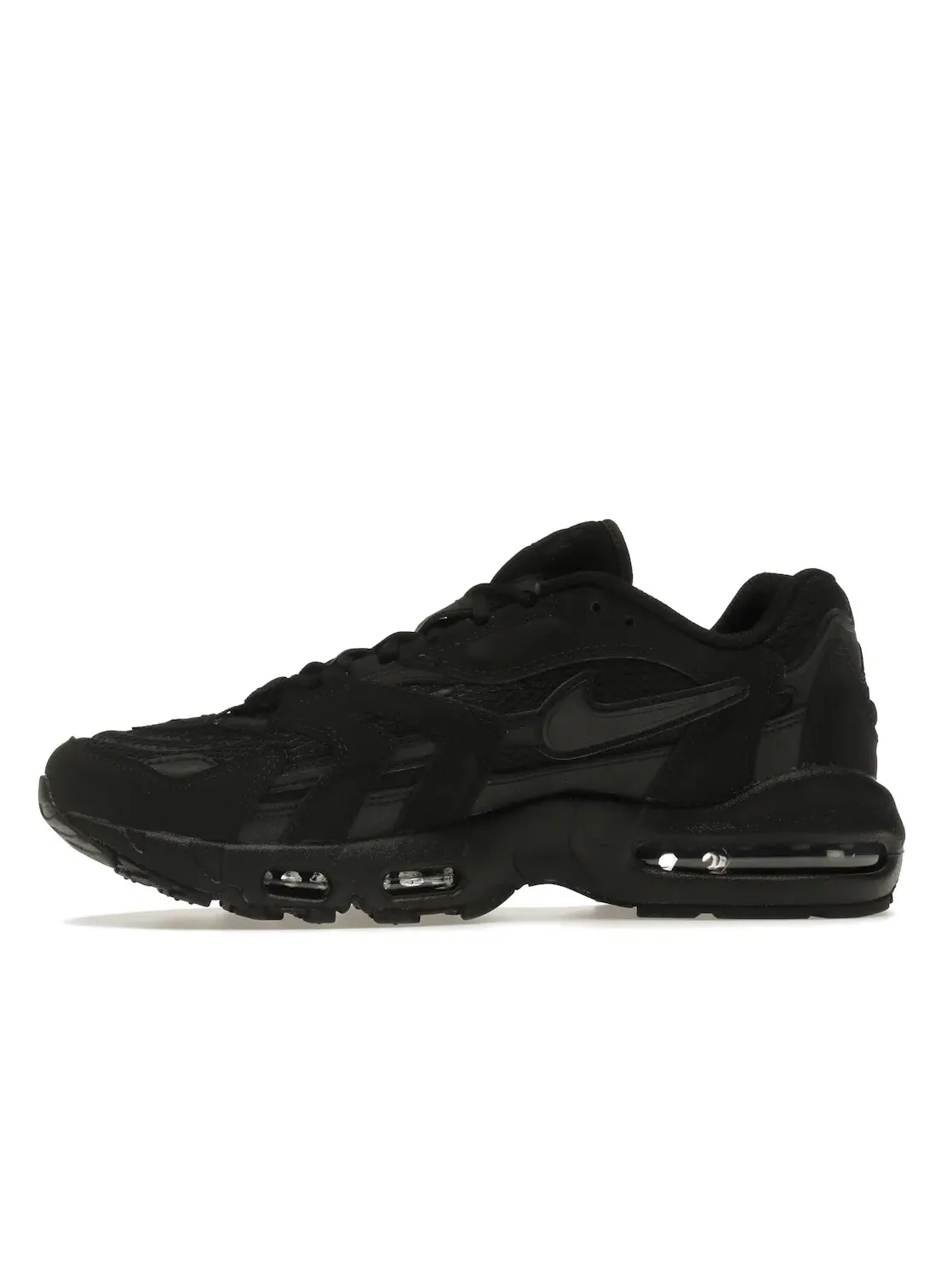 Мужские кроссовки Lifestyle с сетчатым верхом Nike Air Max 96 II — изображение 3 из 4, черный/черный-черный