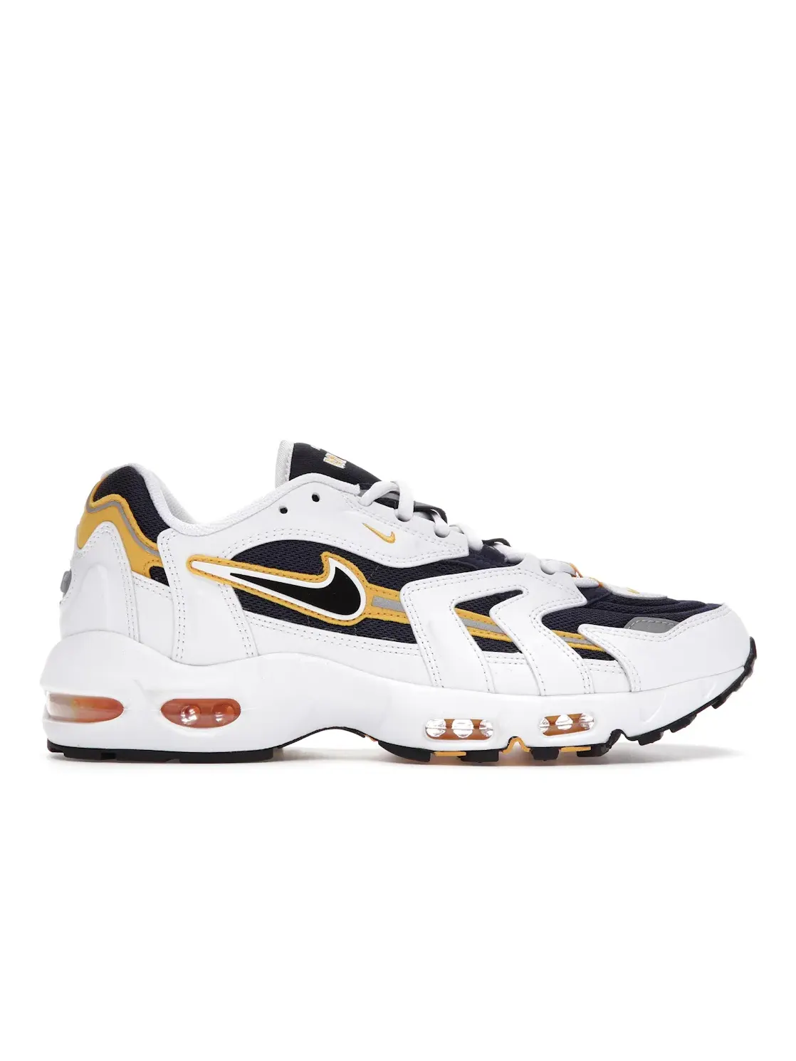 Мужские кроссовки Lifestyle Nike Air Max 96 II Goldenrod — изображение 1 из 4, белый/черный-темно-синий
