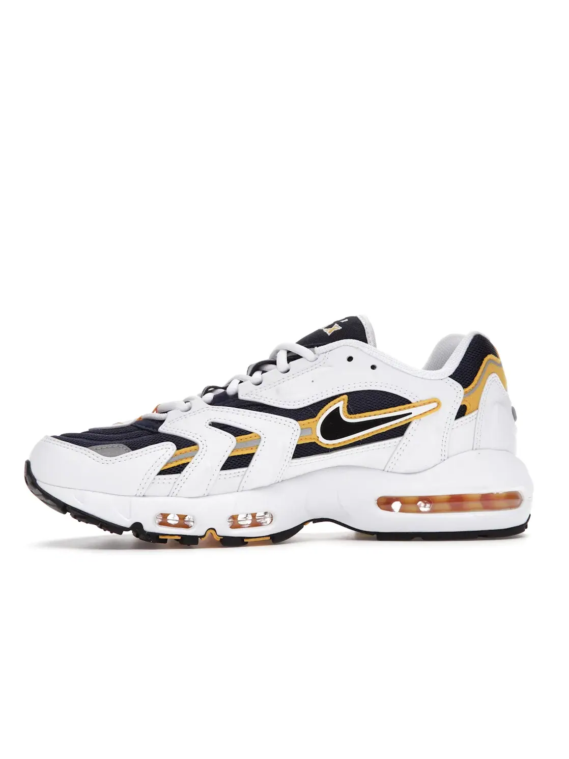 Мужские кроссовки Lifestyle Nike Air Max 96 II Goldenrod — изображение 3 из 4, белый/черный-темно-синий
