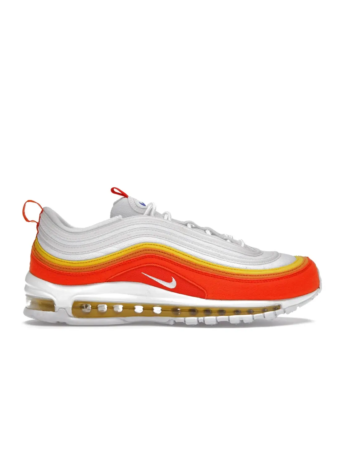 Мужские кроссовки с амортизацией Nike Air Max 97 Athletic Club — изображение 1 из 4, белый/оранжевый-желтый