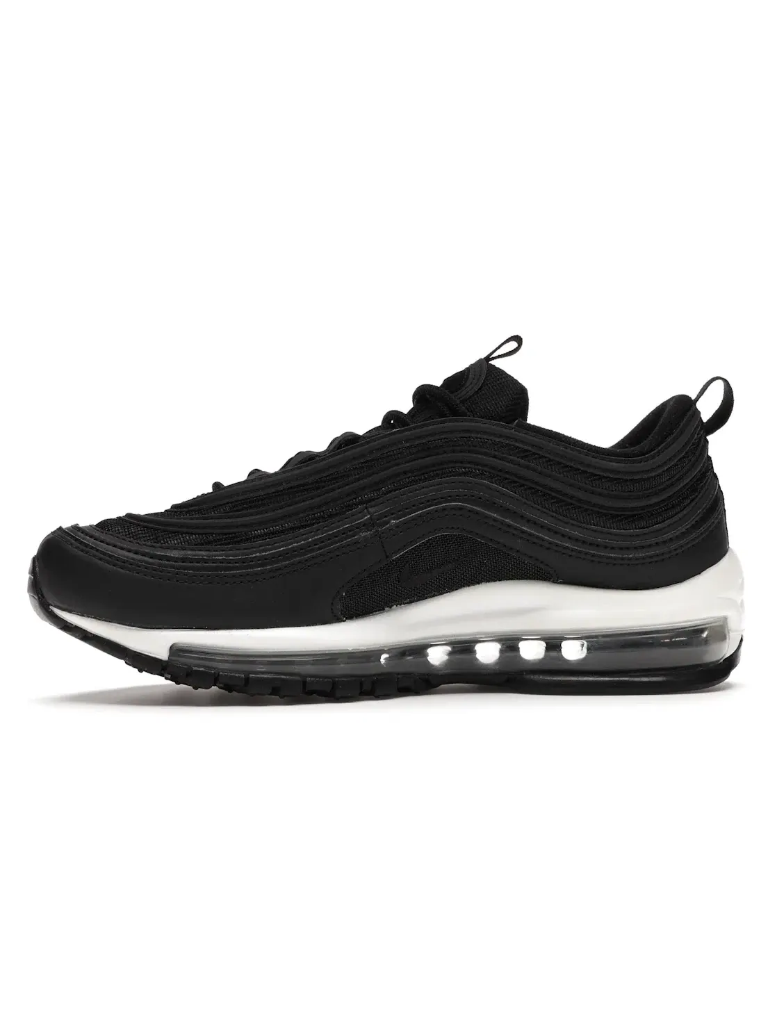 Женские кроссовки с белой подошвой Nike Air Max 97 — изображение 3 из 4, черный/черный-черный