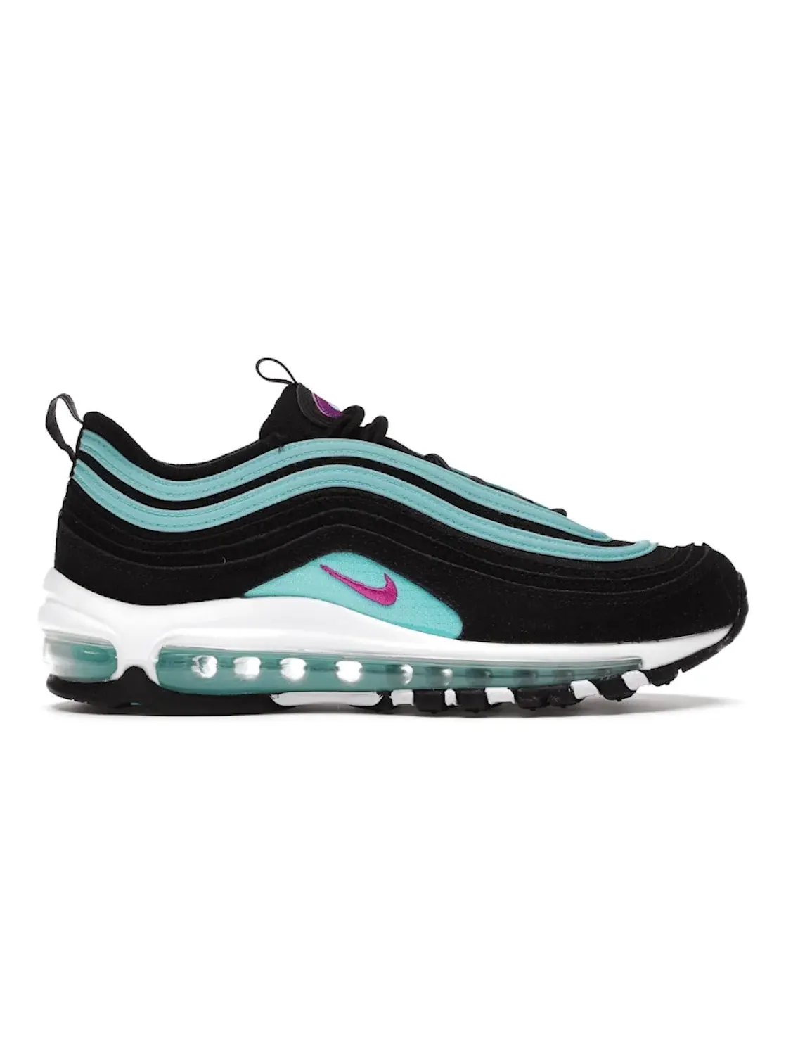 Детские кроссовки Lifestyle Nike Air Max 97 — изображение 1 из 4, черный/фиолетовый//белый