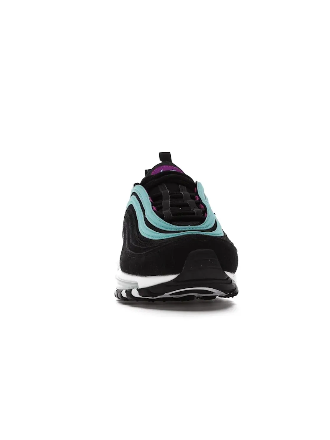 Детские кроссовки Lifestyle Nike Air Max 97 — изображение 2 из 4, черный/фиолетовый//белый
