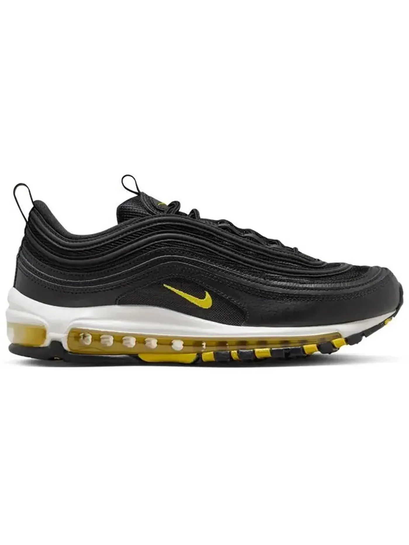 Мужские кроссовки Lifestyle Nike Air Max 97 — изображение 1 из 1, черный/белый/желтый