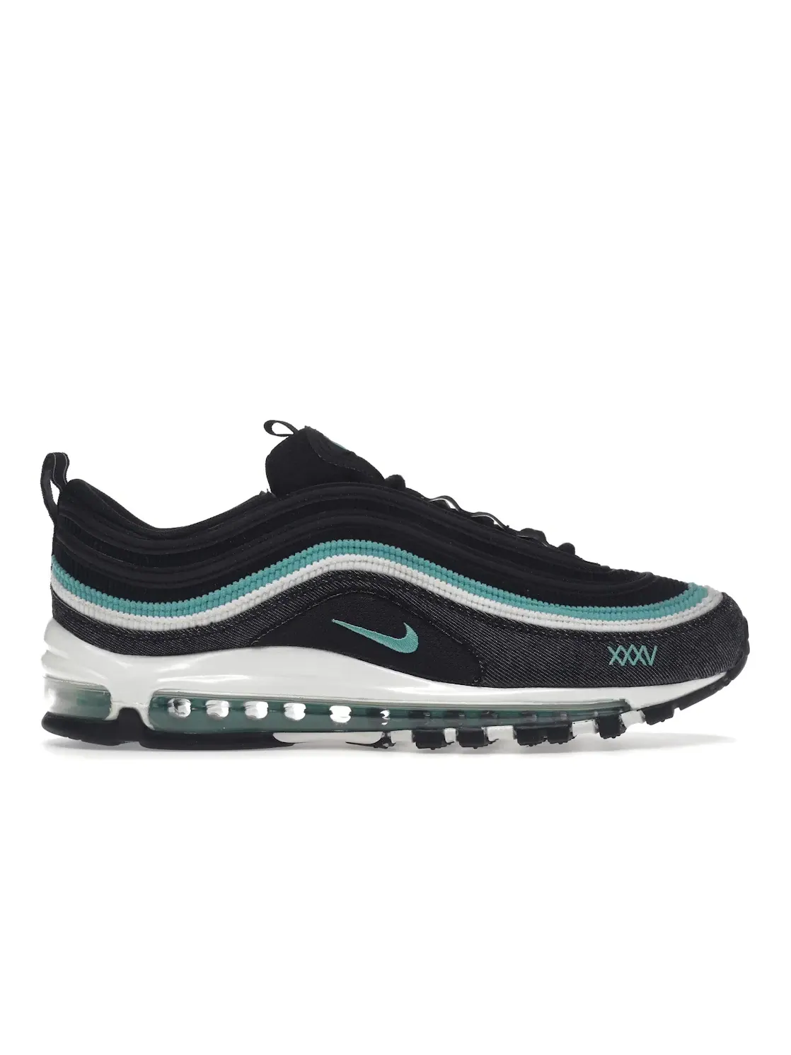 Мужские кроссовки Lifestyle с принтом Nike Air Max 97 Nike — изображение 1 из 4, черный/-белый