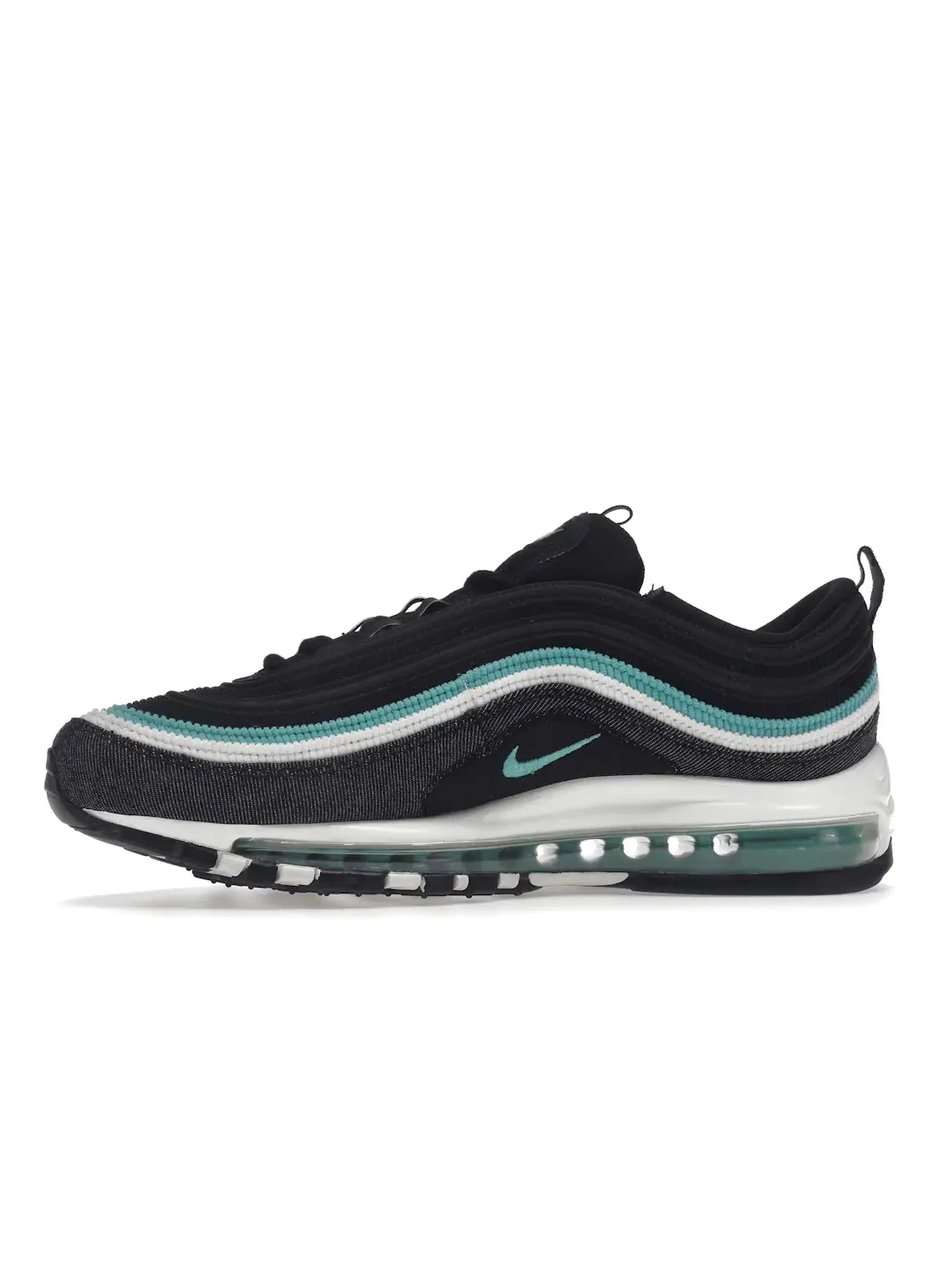Мужские кроссовки Lifestyle с принтом Nike Air Max 97 Nike — изображение 3 из 4, черный/-белый