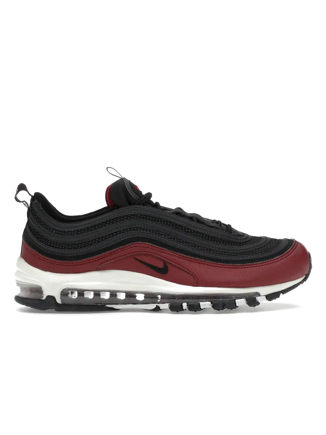 Мужские кроссовки с водно-волновым дизайном Nike Air Max 97 — изображение 1 из 4, красный/черный--белый