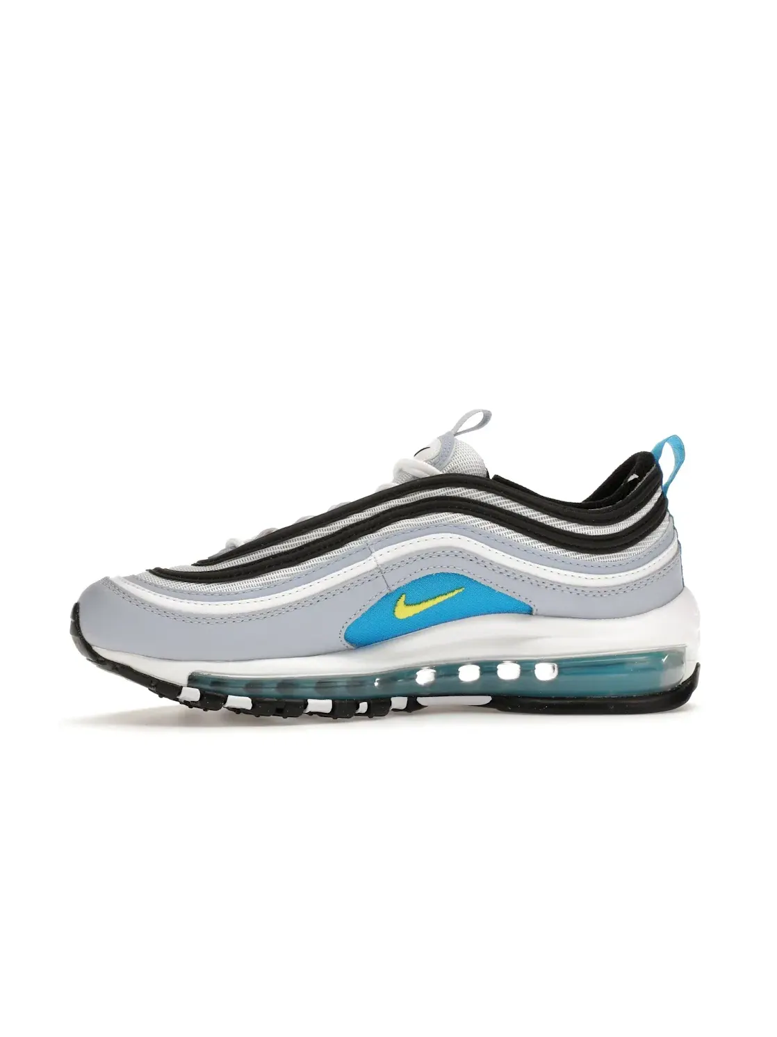Детские кроссовки Lifestyle Nike Air Max 97 — изображение 3 из 4, синий/белый/желтый