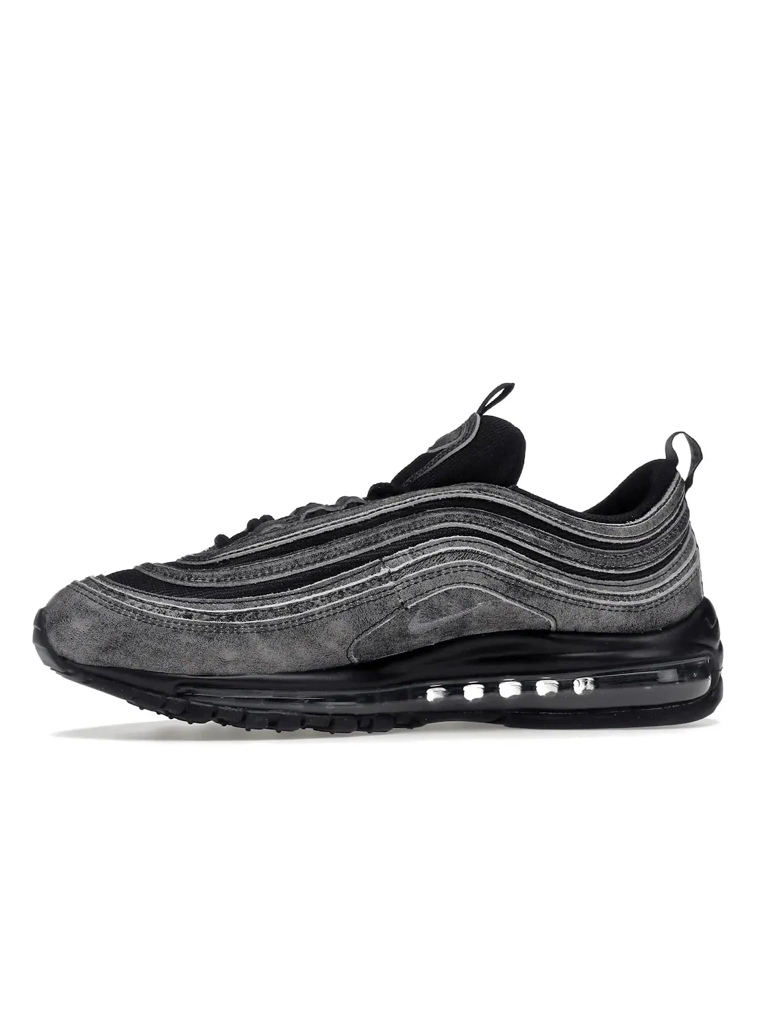 Мужские кроссовки коллаборации Nike Air Max 97 Comme Des Garcons Homme Plus Nike — изображение 3 из 4, черный/металлик черный