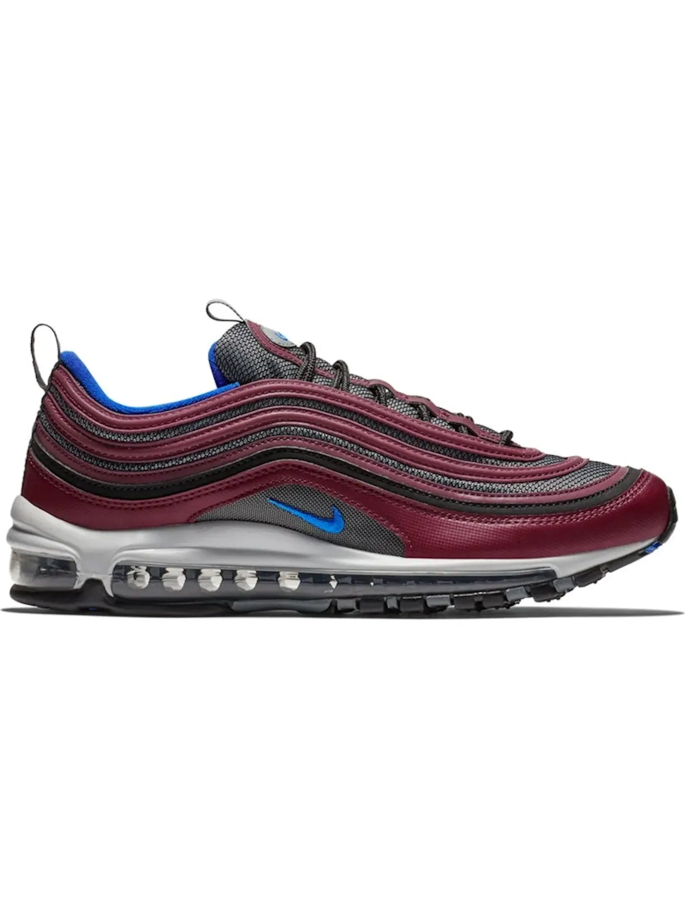 Мужские кроссовки Lifestyle Nike Air Max 97 — изображение 1 из 1, серый/-платиновый-синий