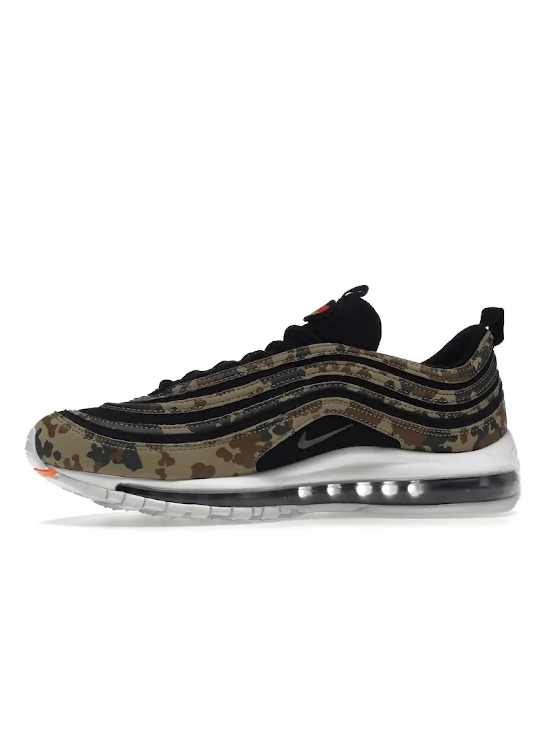 Мужские кроссовки Lifestyle с камуфляжным принтом Nike Air Max 97 — изображение 3 из 4, черный-темный хаки