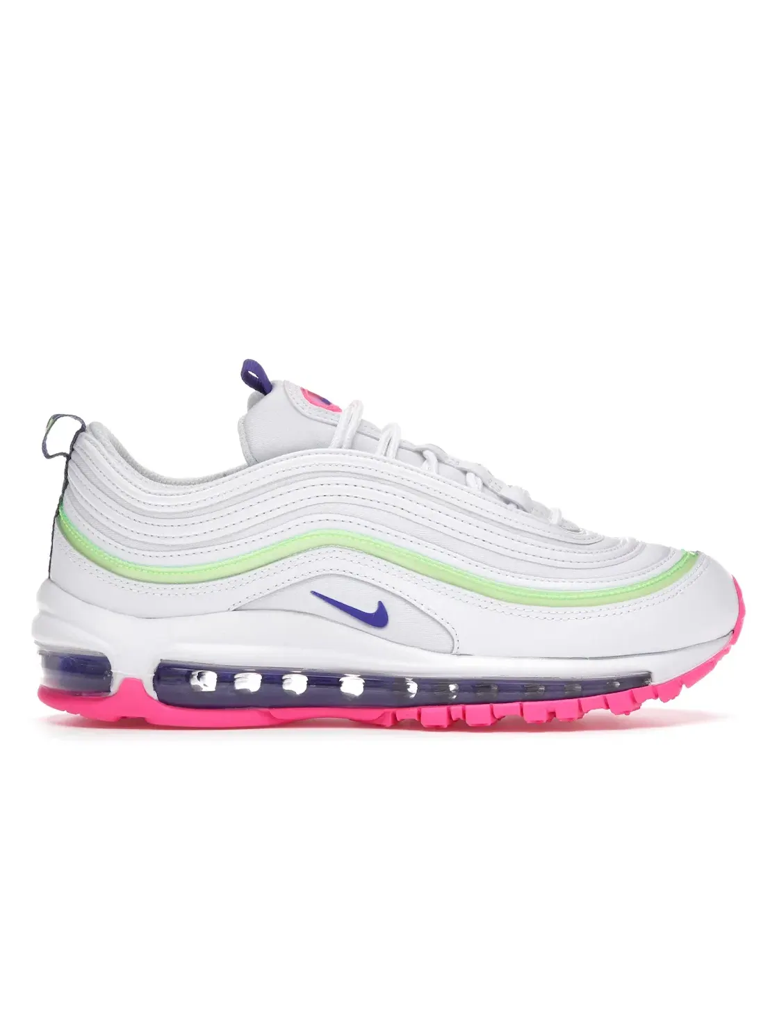 Женские кроссовки для повседневной носки Nike Air Max 97 Nike — изображение 1 из 4, белый/белый--розовый