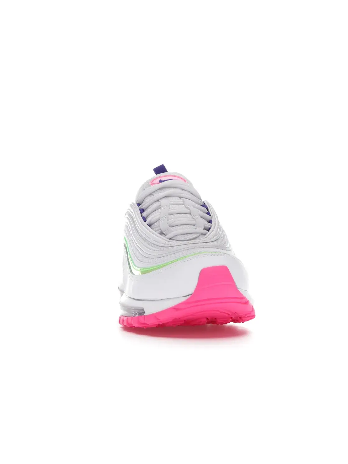 Женские кроссовки для повседневной носки Nike Air Max 97 Nike — изображение 2 из 4, белый/белый--розовый