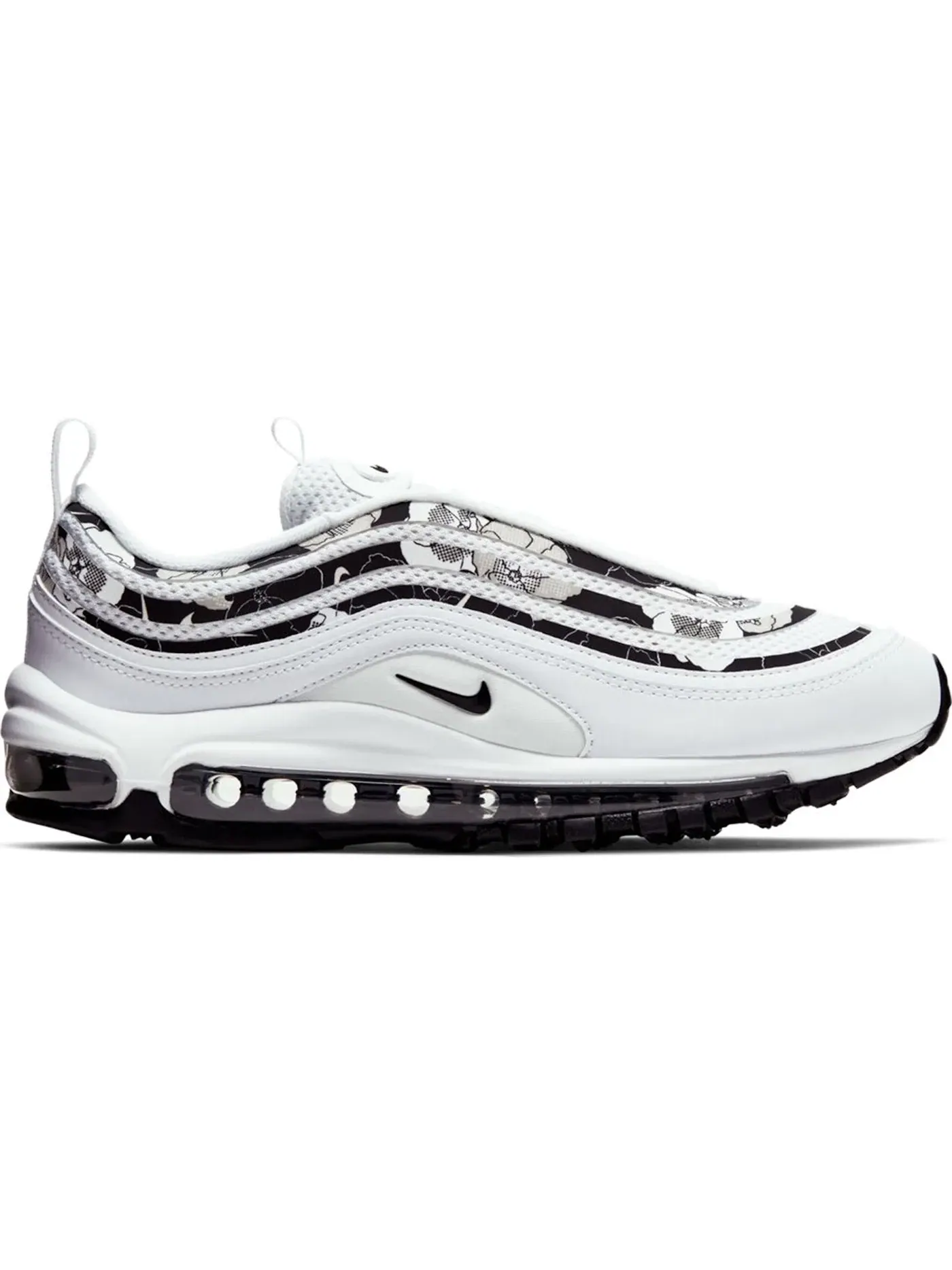 Женские кроссовки с принтом Nike Air Max 97 Nike — изображение 1 из 1, белый/черный