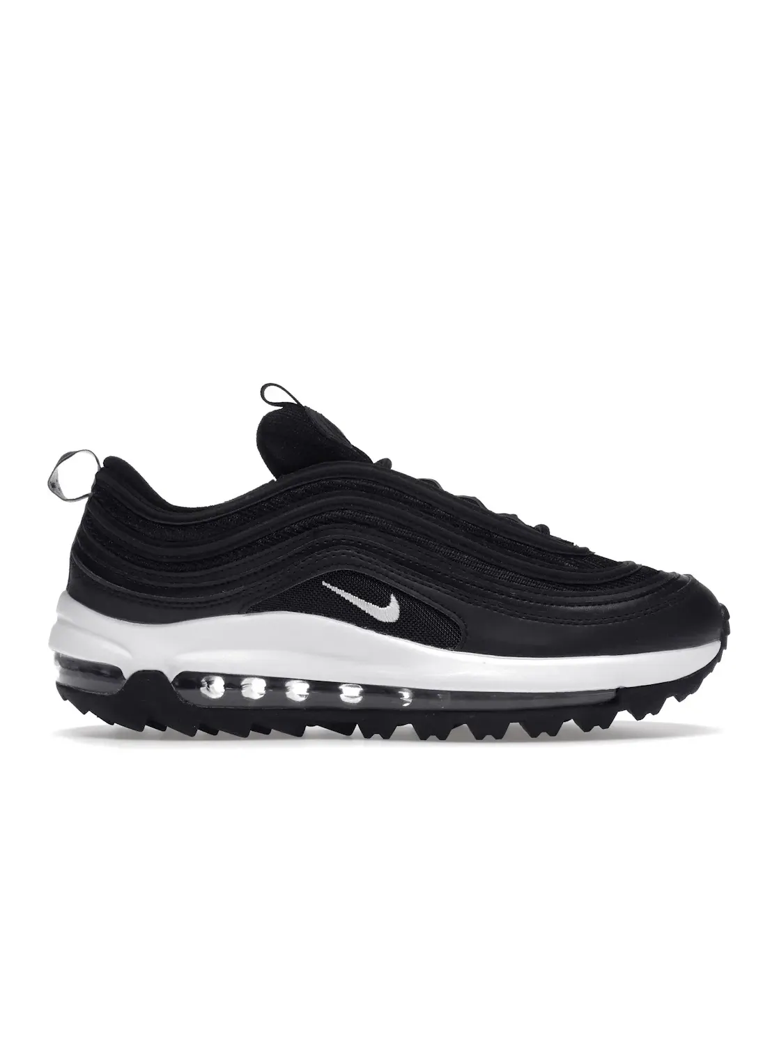 Мужские гольф-туфли с полной амортизацией Air Nike Air Max 97 Golf — изображение 1 из 4, черный/белый-черный