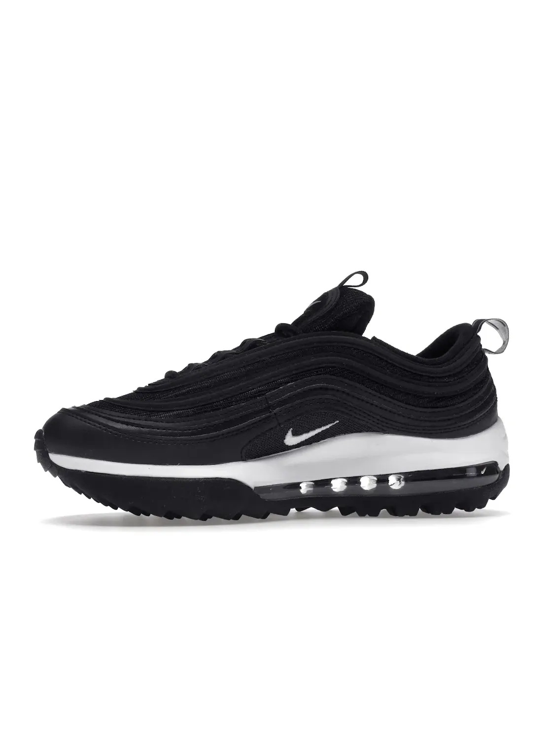 Мужские гольф-туфли с полной амортизацией Air Nike Air Max 97 Golf — изображение 3 из 4, черный/белый-черный