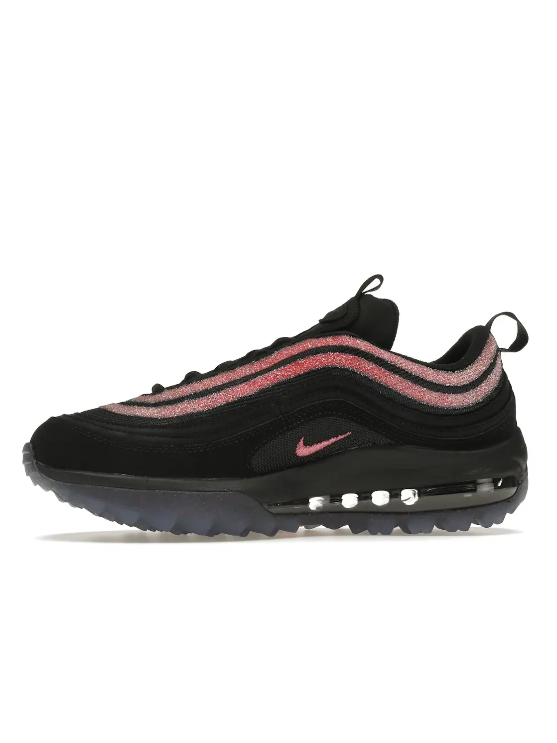 Мужские кроссовки для гольфа Air Max 97 Nike — изображение 3 из 4, черный//розовый
