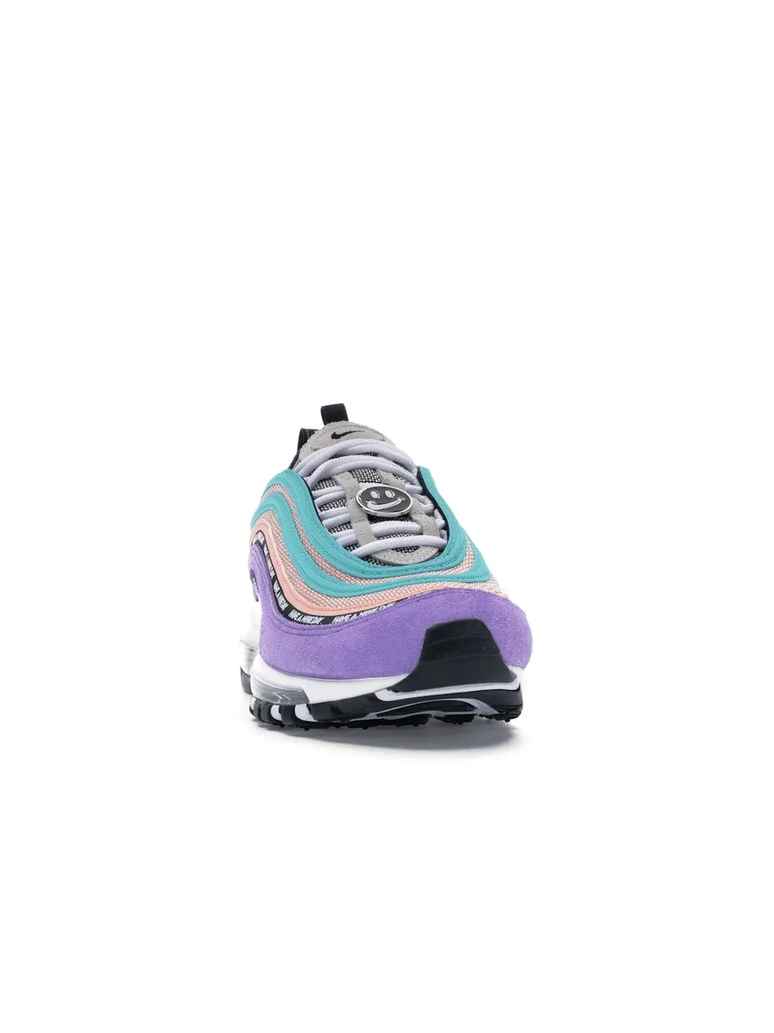 Детские кроссовки с многоцветным верхом Nike Air Max 97 Have a Nike Day — изображение 2 из 4, фиолетовый/белый-черный