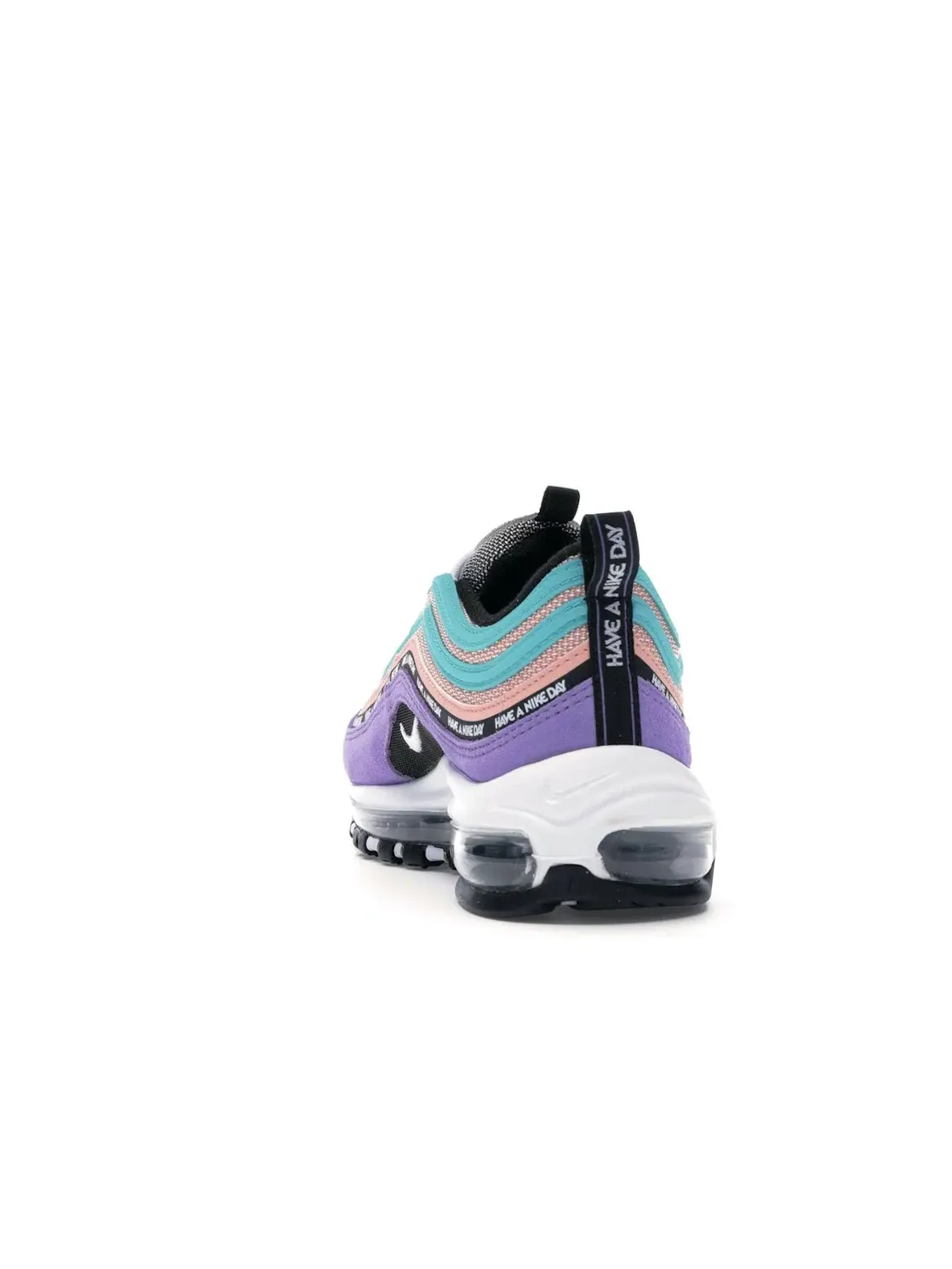 Детские кроссовки с многоцветным верхом Nike Air Max 97 Have a Nike Day — изображение 4 из 4, фиолетовый/белый-черный