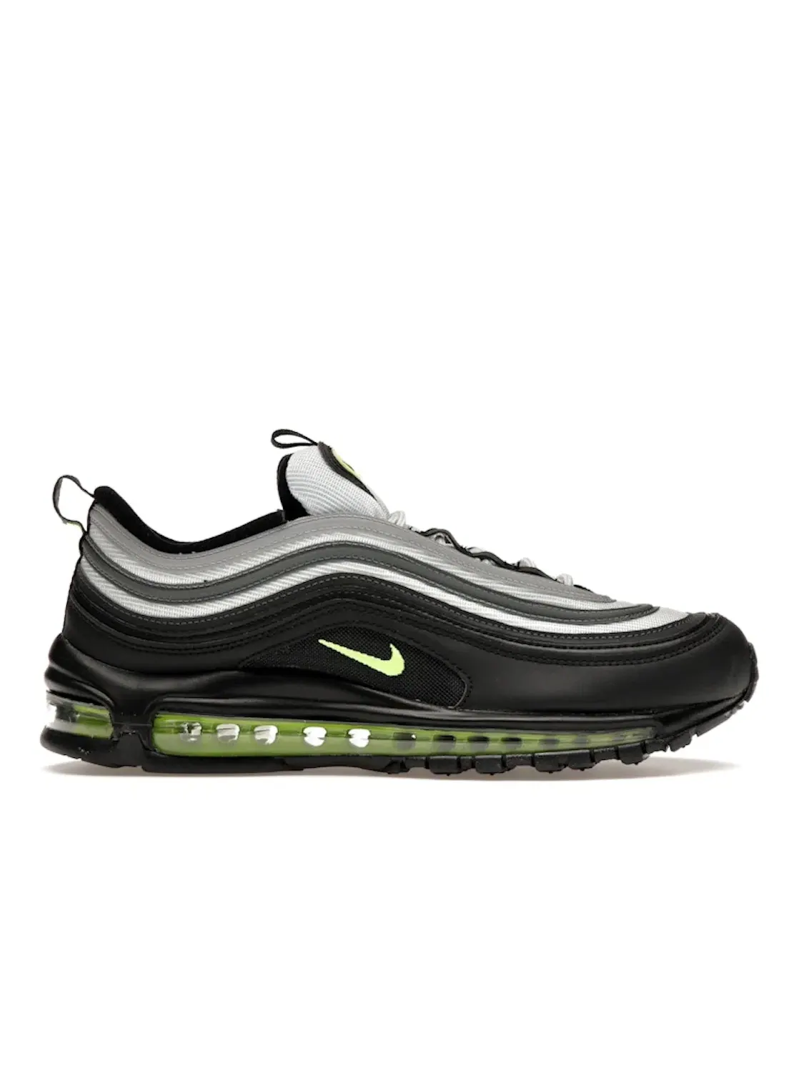 Мужские кроссовки Lifestyle с принтом Nike Air Max 97 — изображение 1 из 4, платиновый/черный/белый