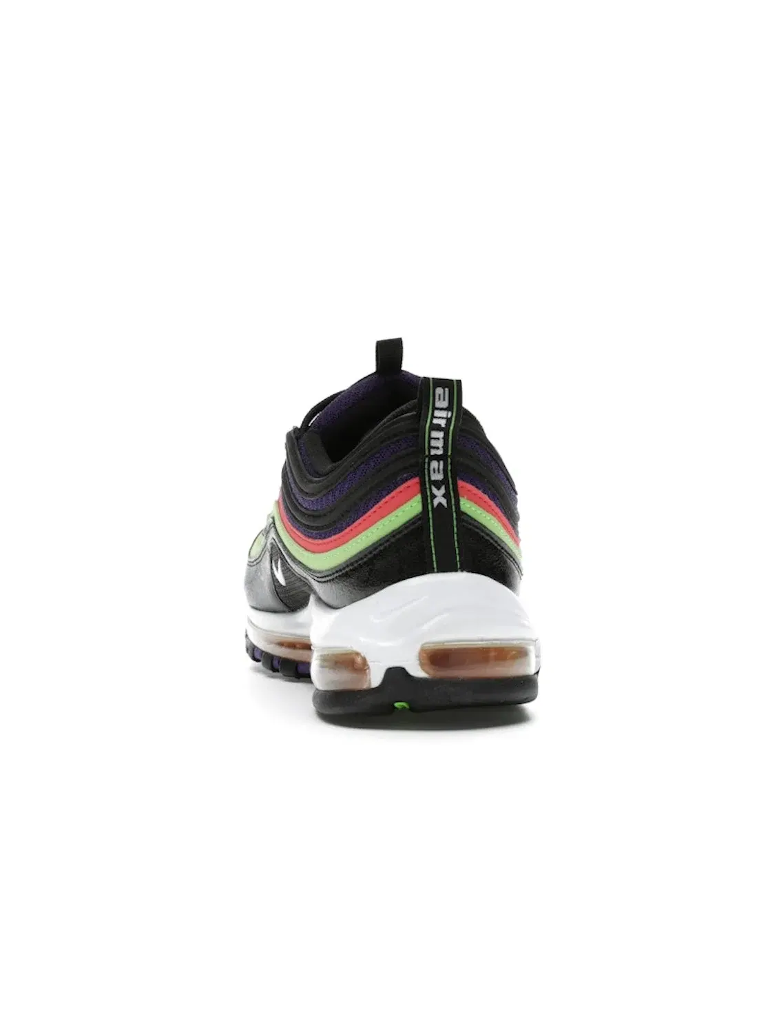 Мужские кроссовки с амортизацией Air Nike Air Max 97 Nike — изображение 4 из 4, черный/белый-фиолетовый