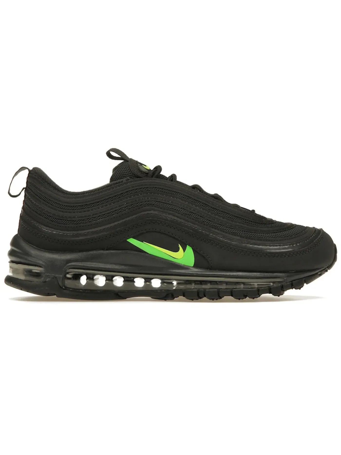 Мужские кроссовки Lifestyle Nike Air Max 97 — изображение 1 из 1, черный/-зеленый
