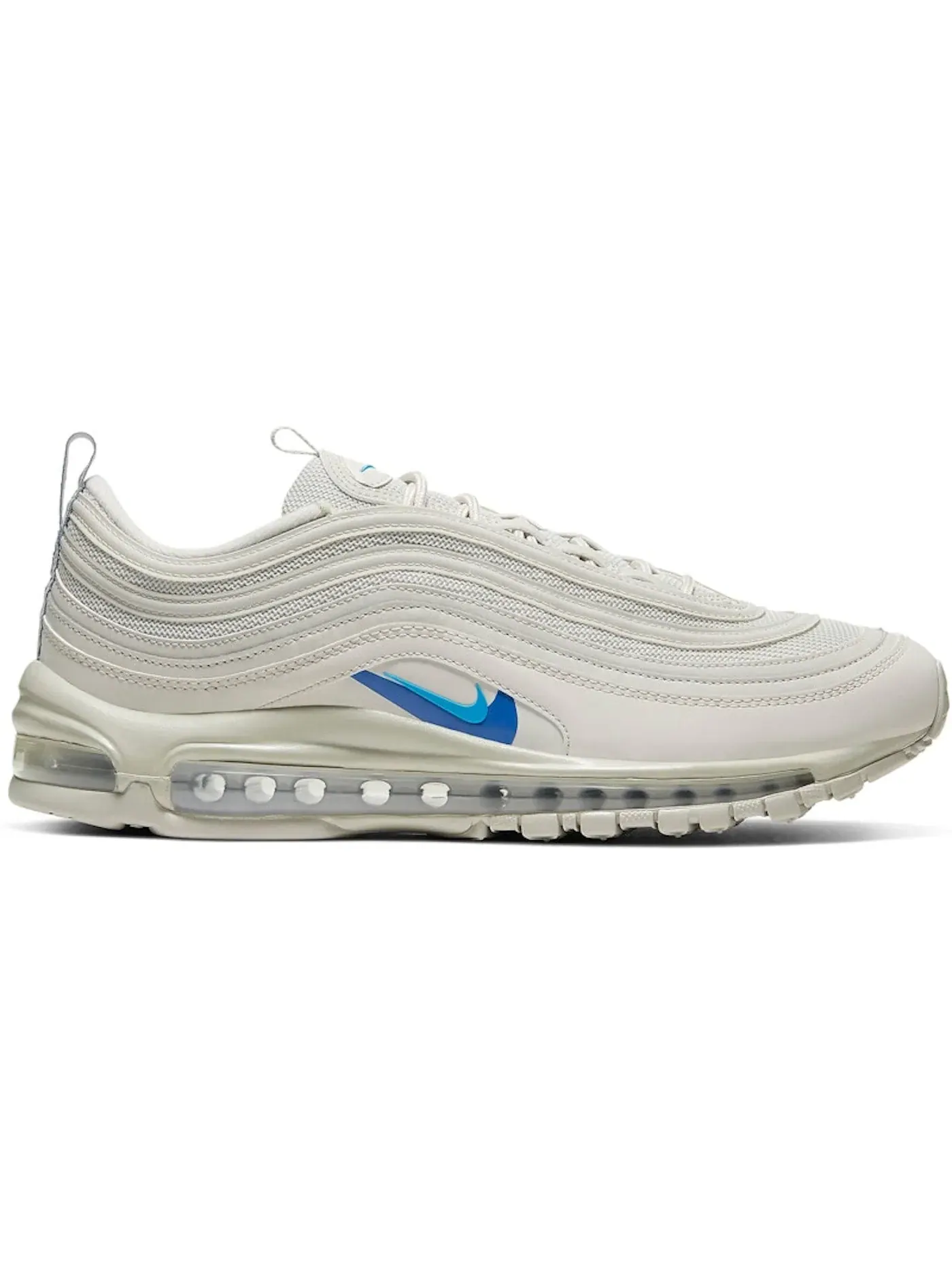 Мужские кроссовки Lifestyle Nike Air Max 97 — изображение 1 из 1, белый/серый-синий