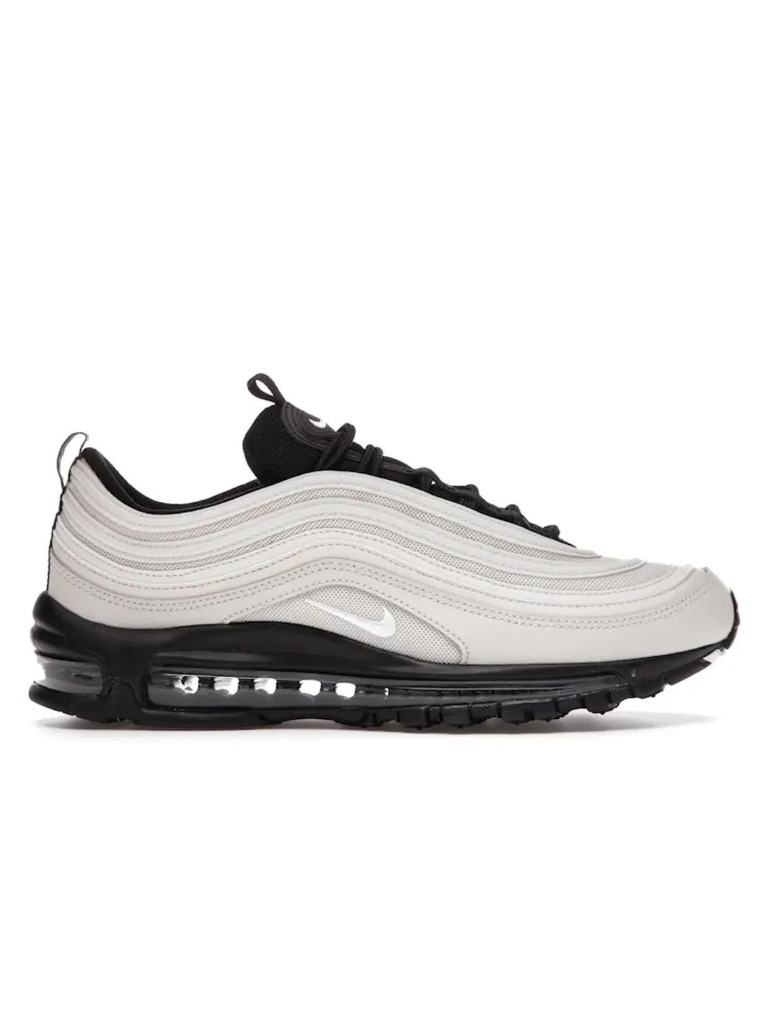 Мужские кроссовки с контрастной расцветкой Nike Air Max 97 — изображение 1 из 4, светлый/черный