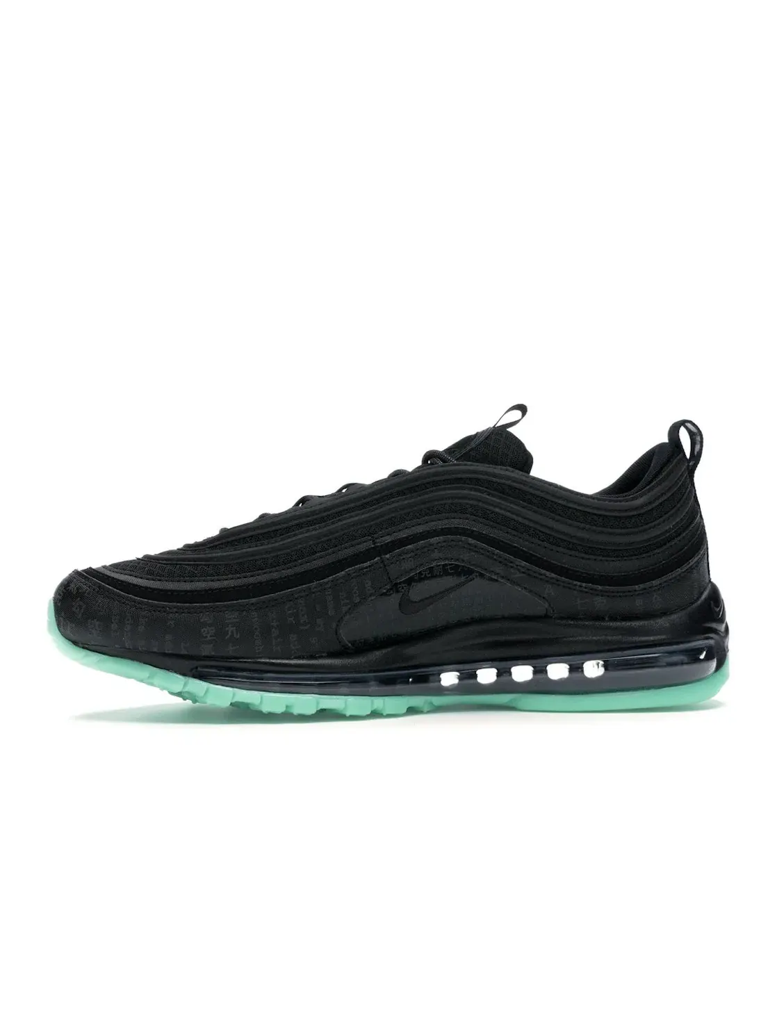 Мужские кроссовки Lifestyle Nike Air Max 97 — изображение 3 из 4, черный/черный-зеленый