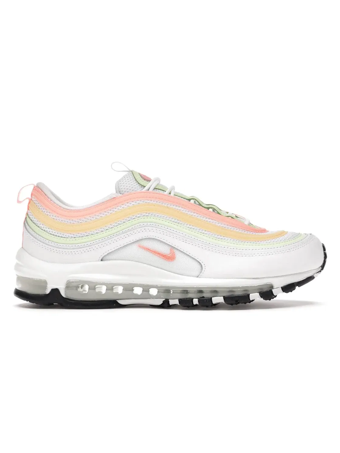 Женские кроссовки с контрастными вставками Nike Air Max 97 — изображение 1 из 4, белый/--розовый