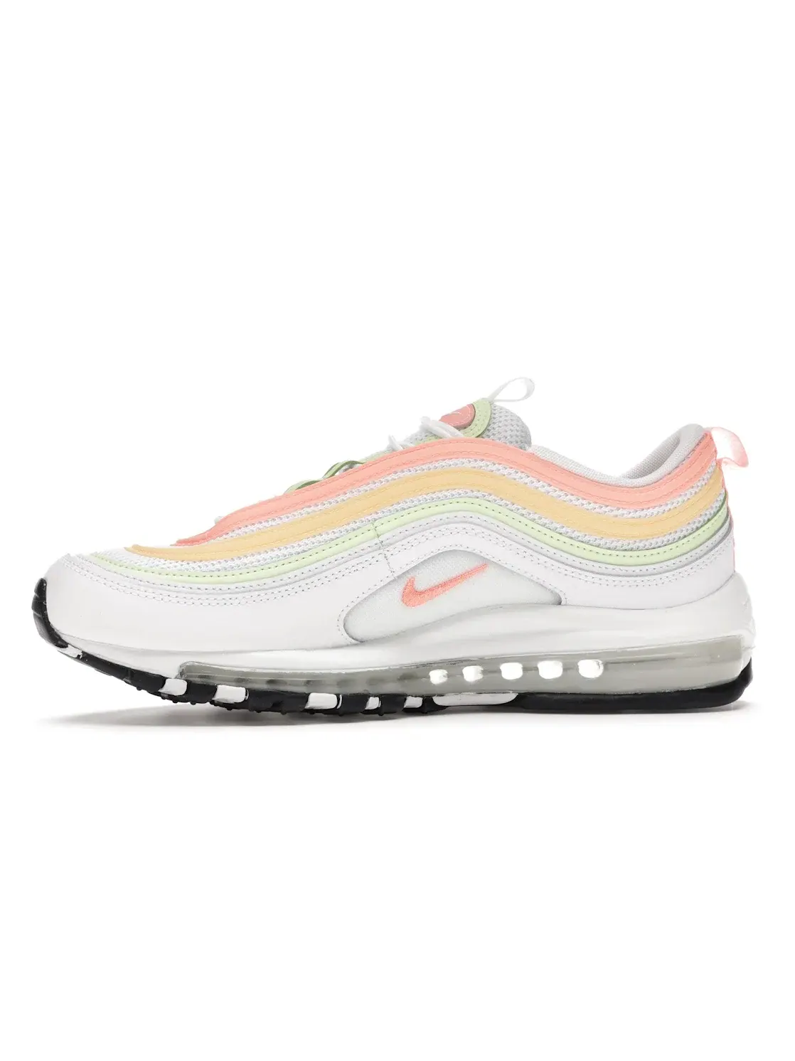 Женские кроссовки с контрастными вставками Nike Air Max 97 — изображение 3 из 4, белый/--розовый