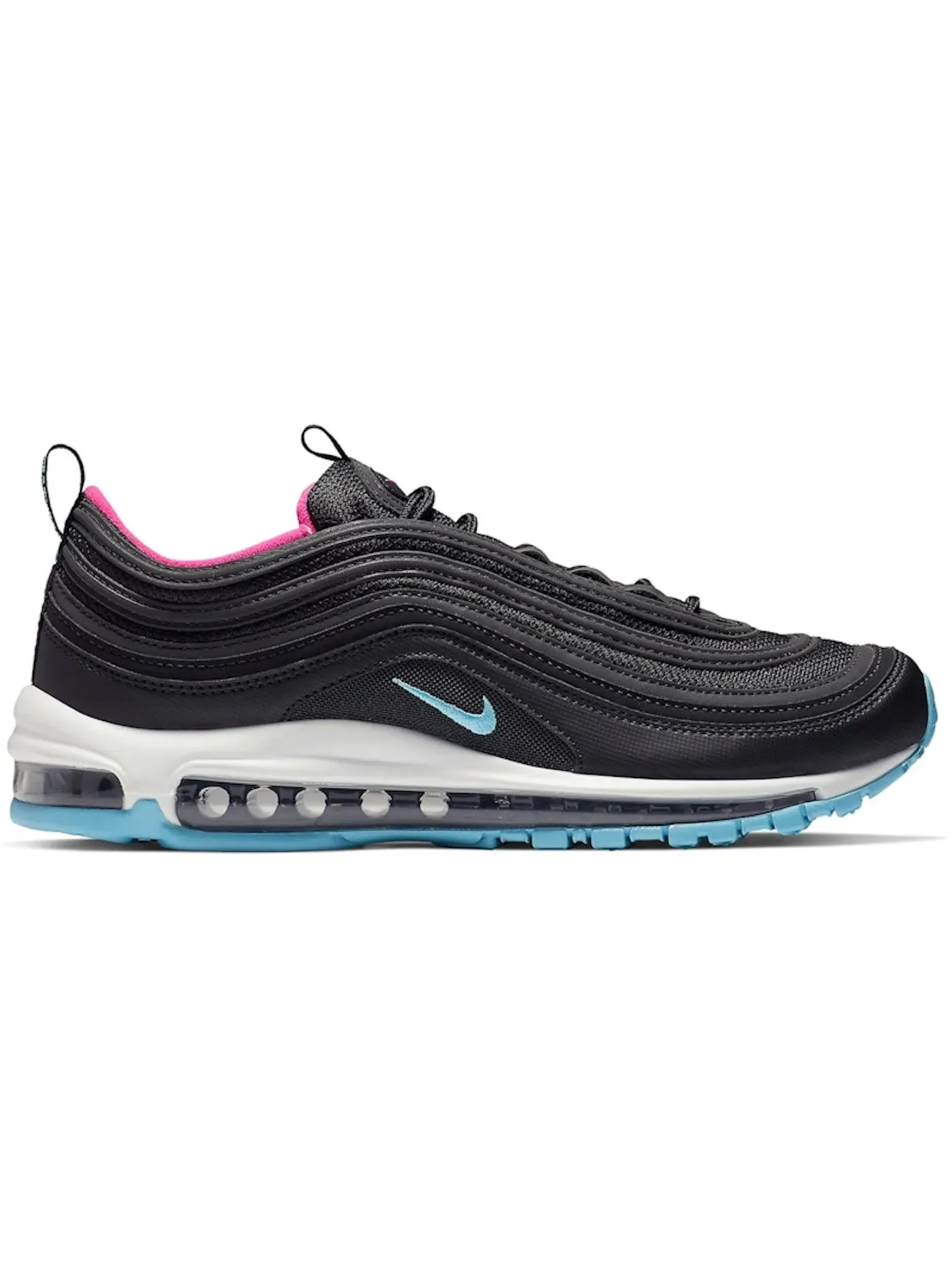 Мужские повседневные кроссовки Nike Air Max 97 — изображение 1 из 1, черный/синий-белый