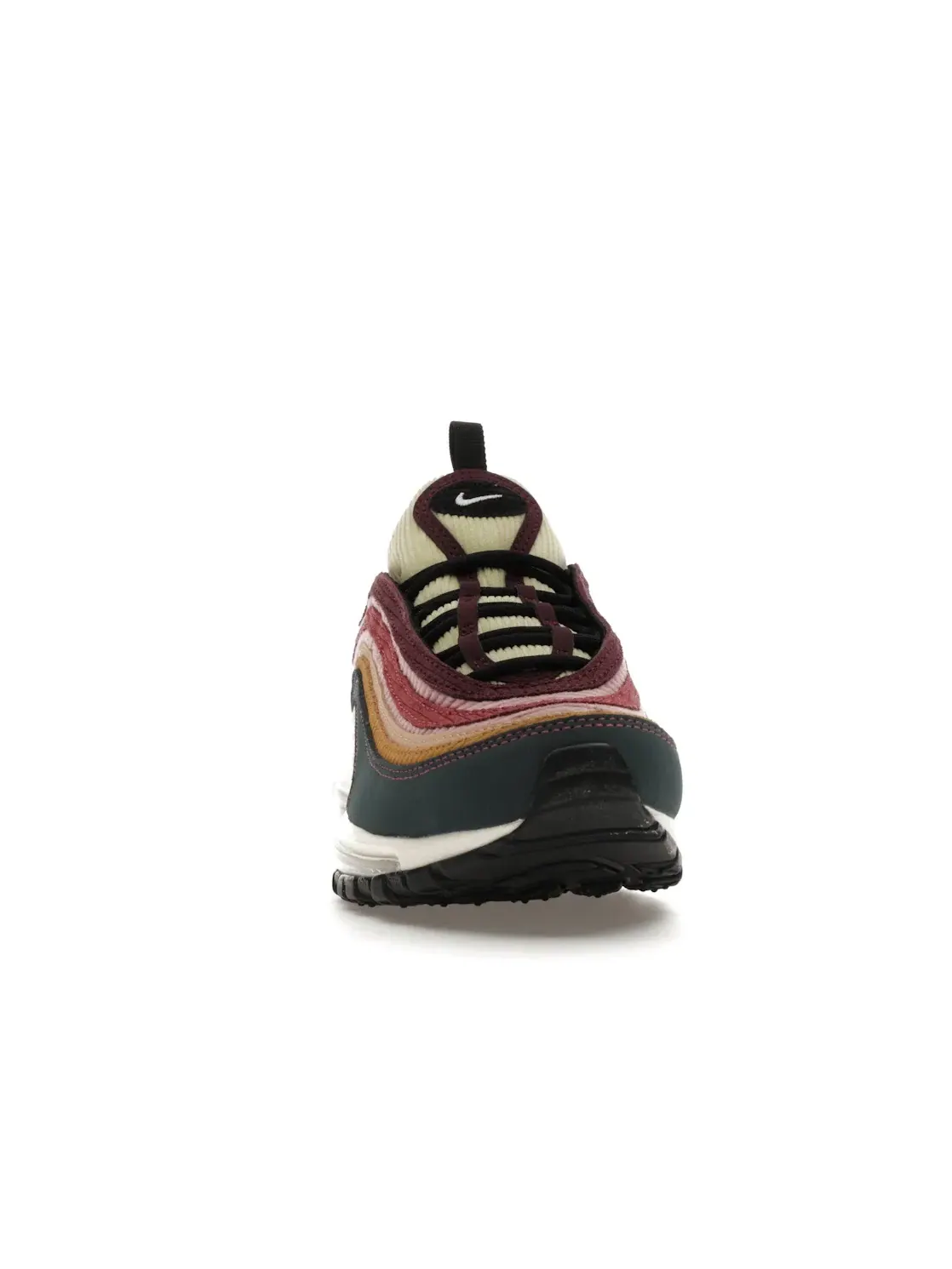 Женские кроссовки с вельветовым верхом Nike Air Max 97 — изображение 2 из 4, глубокий/белый///красный