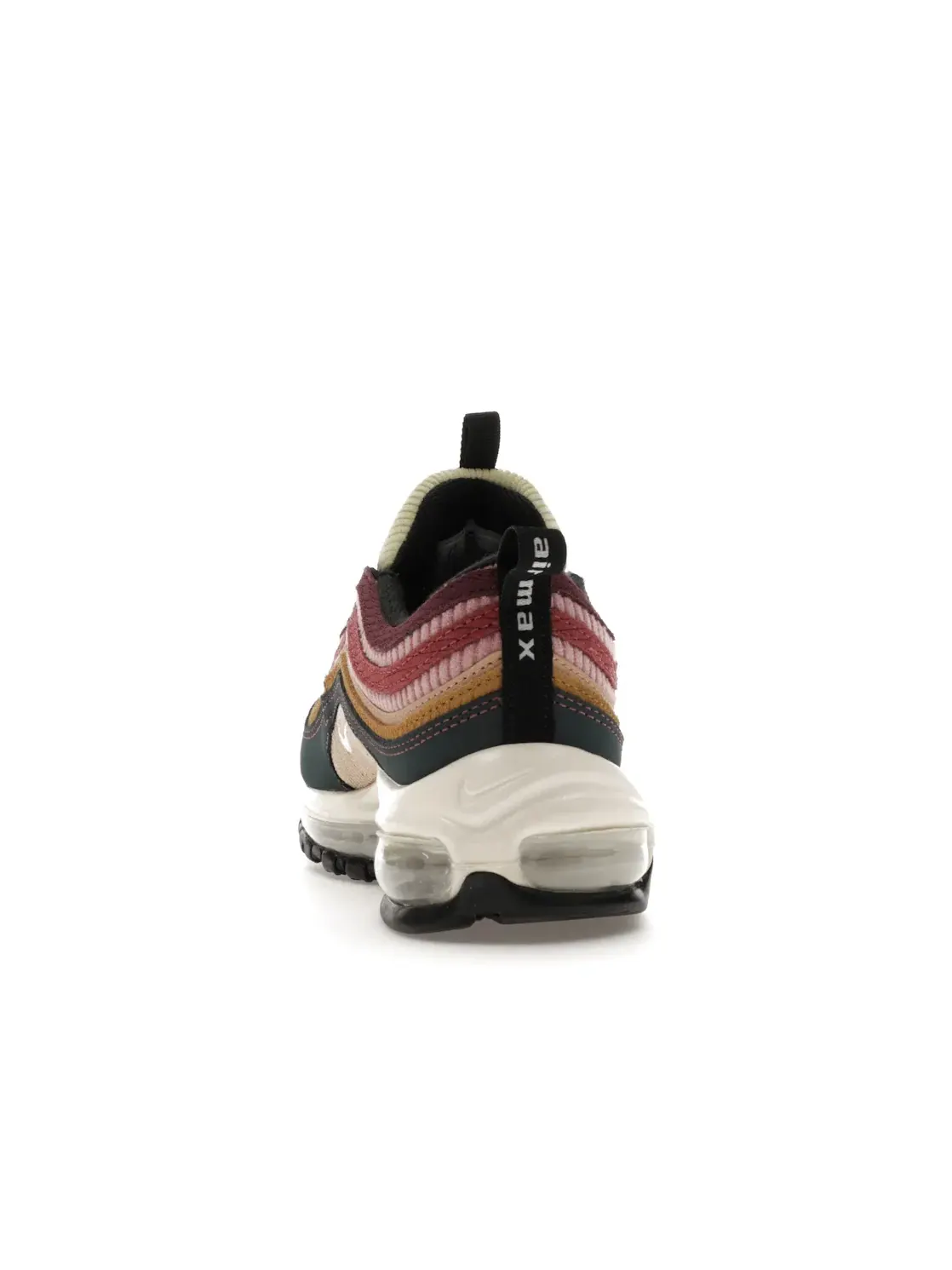 Женские кроссовки с вельветовым верхом Nike Air Max 97 — изображение 4 из 4, глубокий/белый///красный