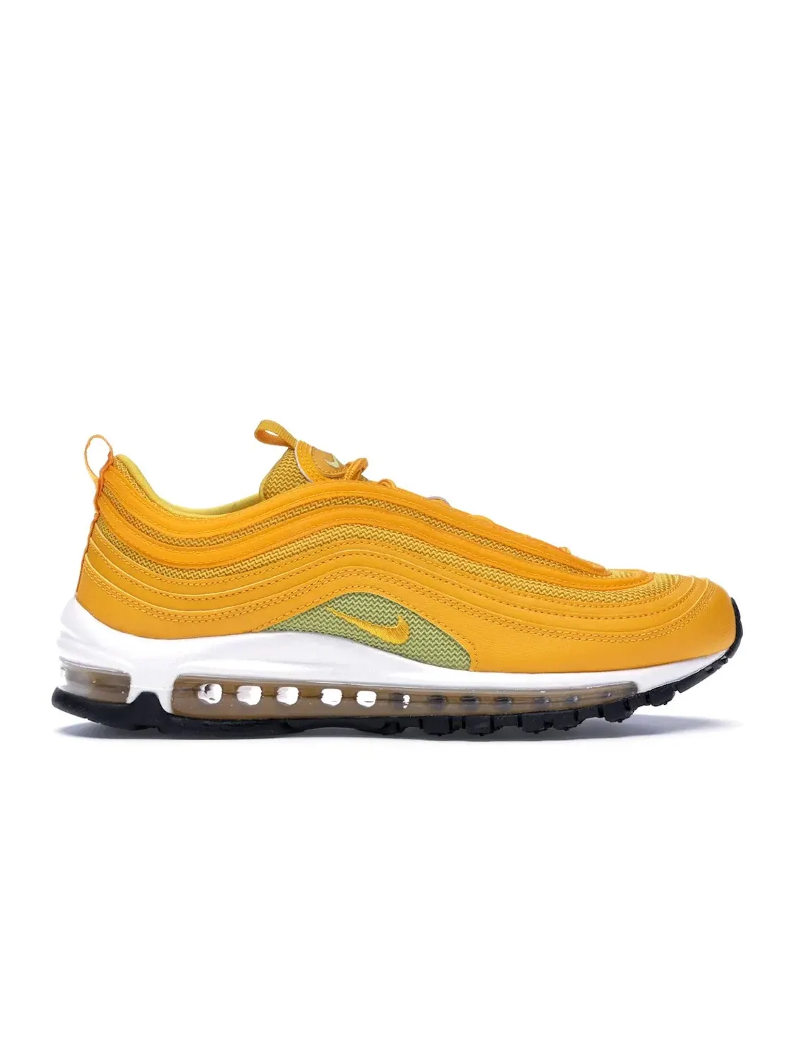 Женские кроссовки Lifestyle с полной амортизацией Air Max 97 Nike — изображение 1 из 4, золотистый-белый