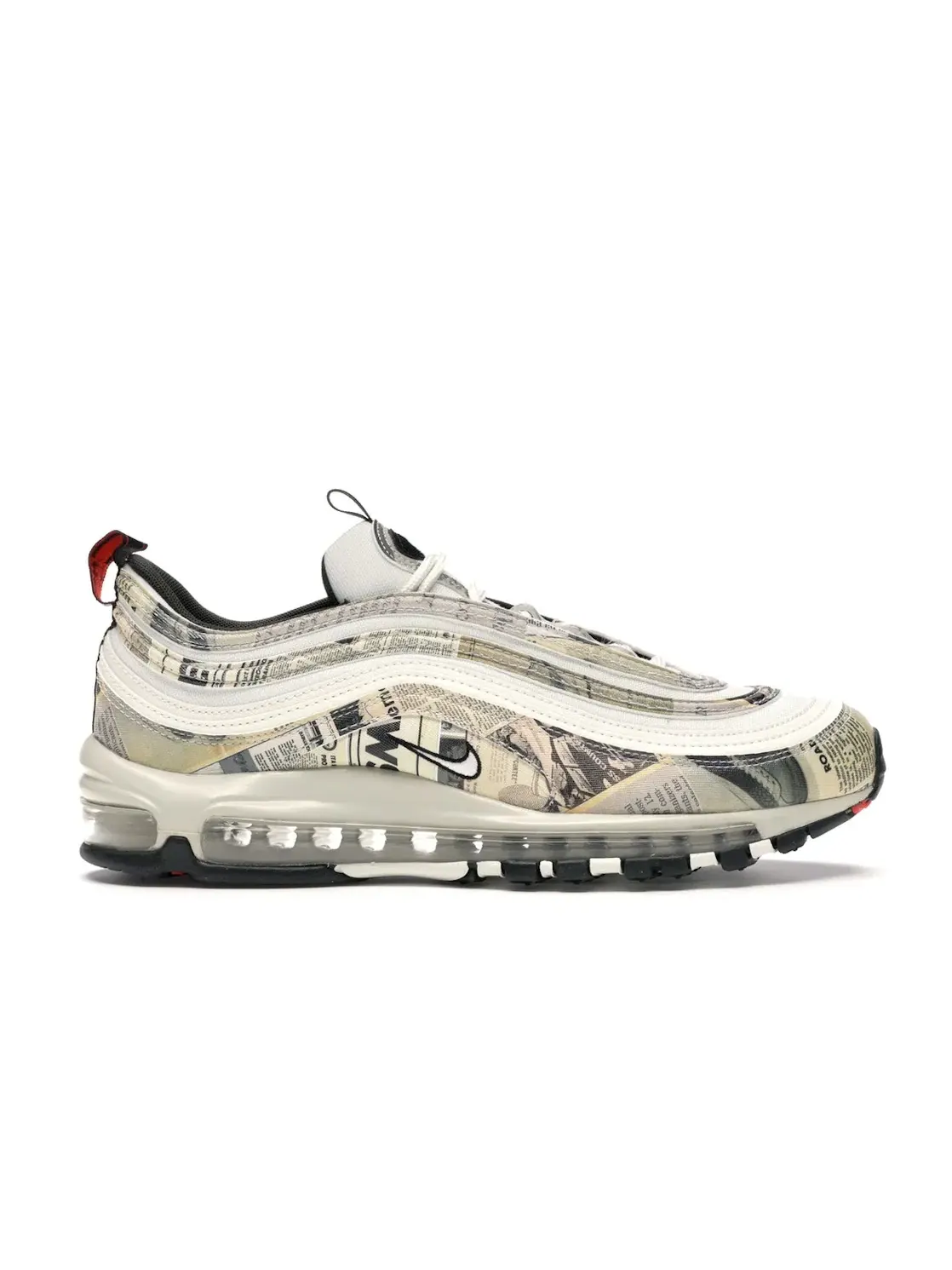 Мужские кроссовки lifestyle с принтом Nike Air Max 97 — изображение 1 из 4, черный-оранжевый-белый