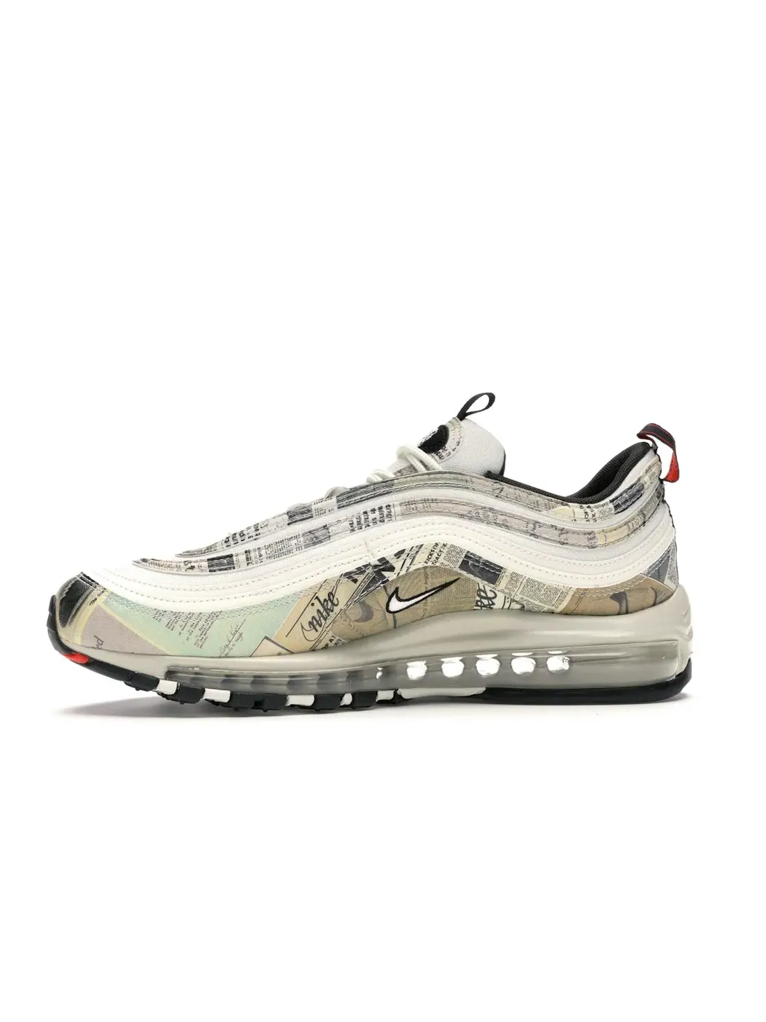 Мужские кроссовки lifestyle с принтом Nike Air Max 97 — изображение 3 из 4, черный-оранжевый-белый