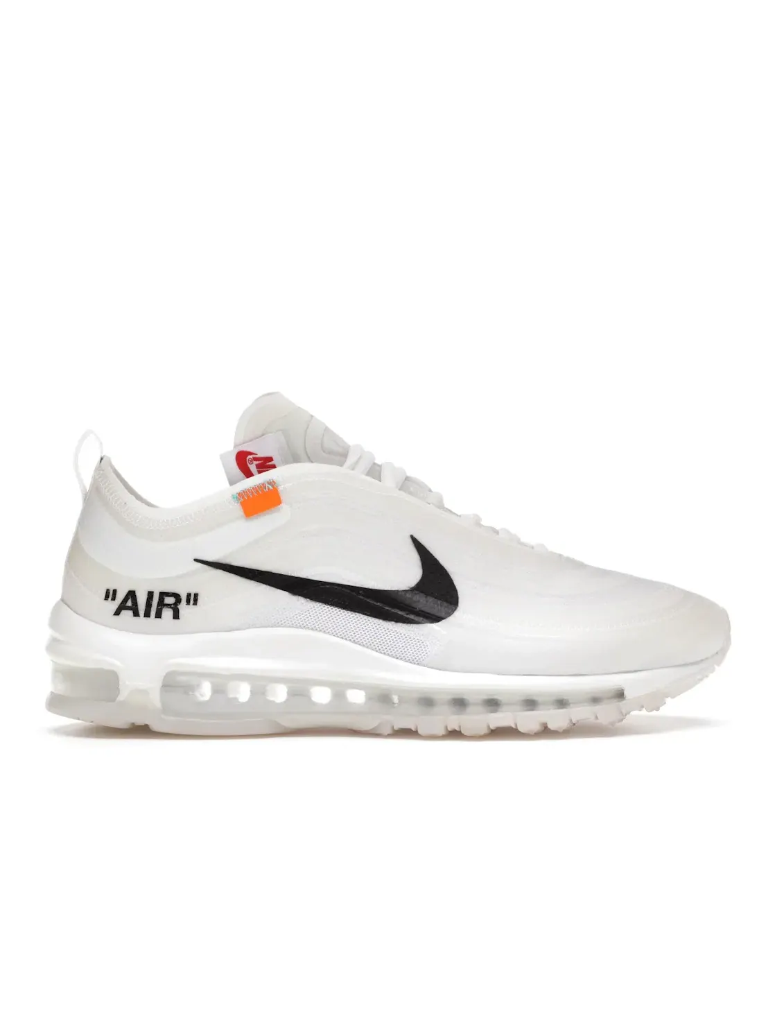 Мужские кроссовки с прозрачным верхом Nike Air Max 97 Off-White — изображение 1 из 4, белый/-синий